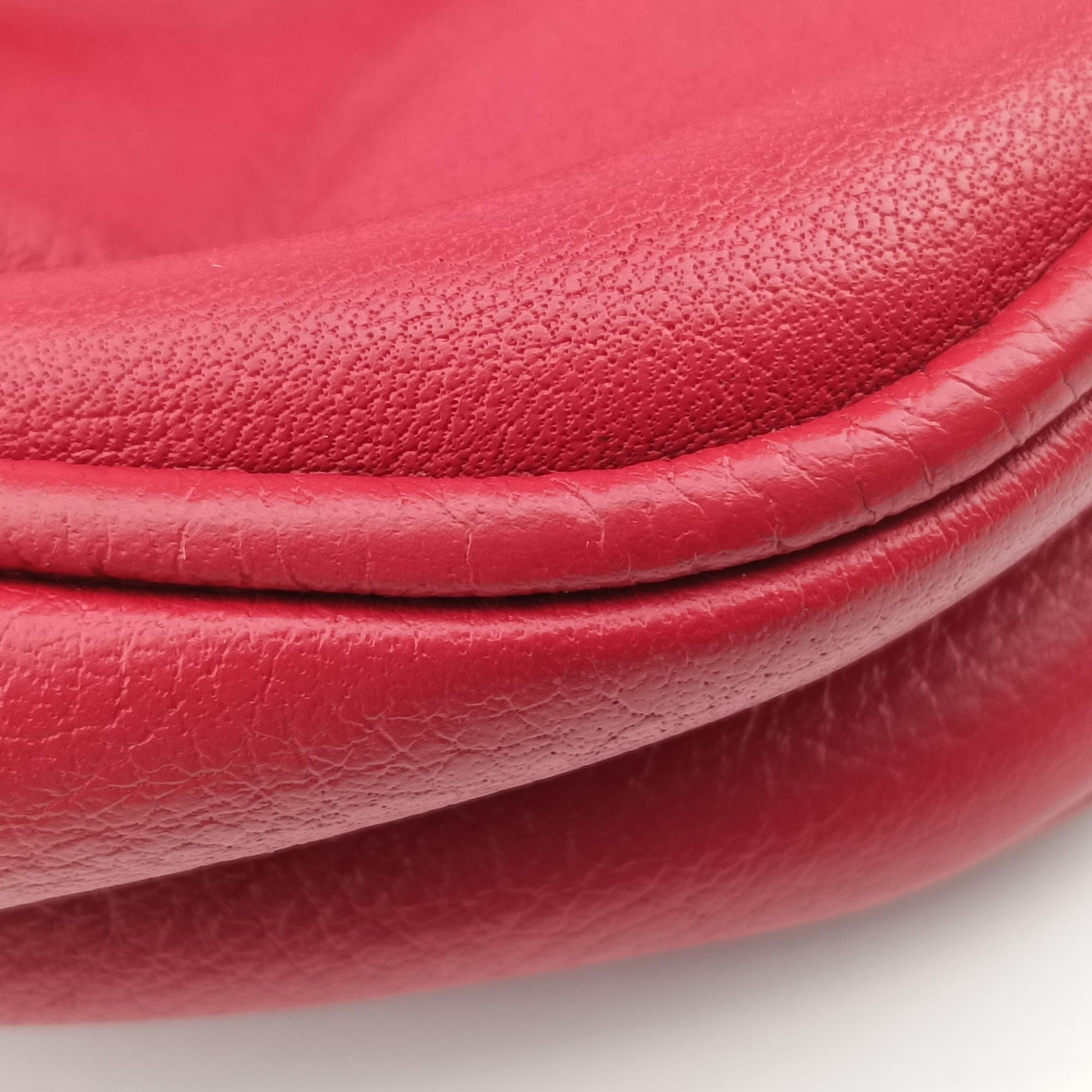 Fendista Pochette Red Leather 8M0276 8M0276-ANG-129-2566フェンディスタ ポシェット レッド レザー 8M0276 8M0276-ANG-129-2566