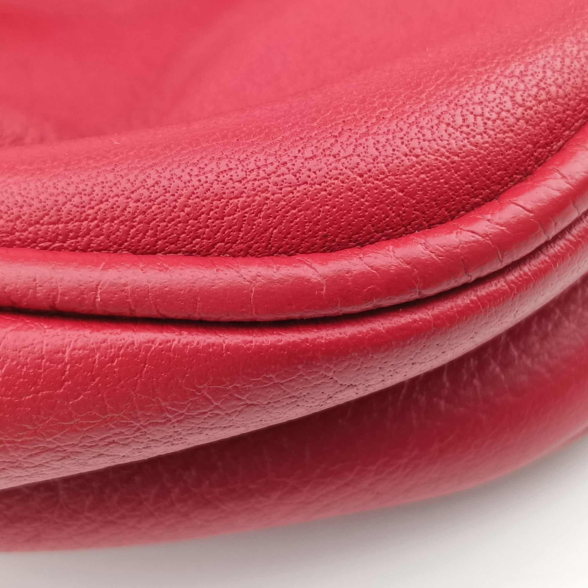 Fendista Pochette Red Leather 8M0276 8M0276-ANG-129-2566フェンディスタ ポシェット レッド レザー 8M0276 8M0276-ANG-129-2566