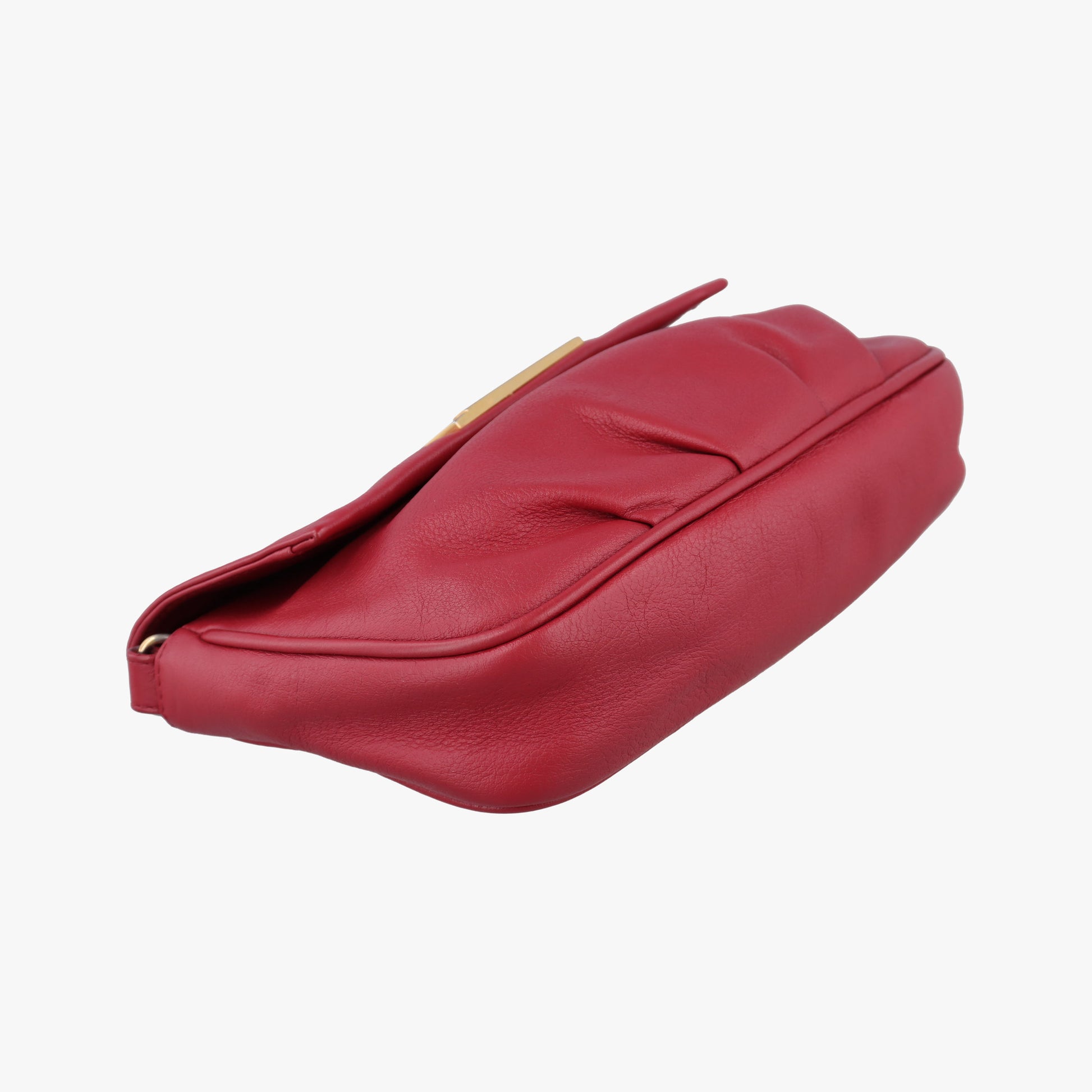 Fendista Pochette Red Leather 8M0276 8M0276-ANG-129-2566フェンディスタ ポシェット レッド レザー 8M0276 8M0276-ANG-129-2566