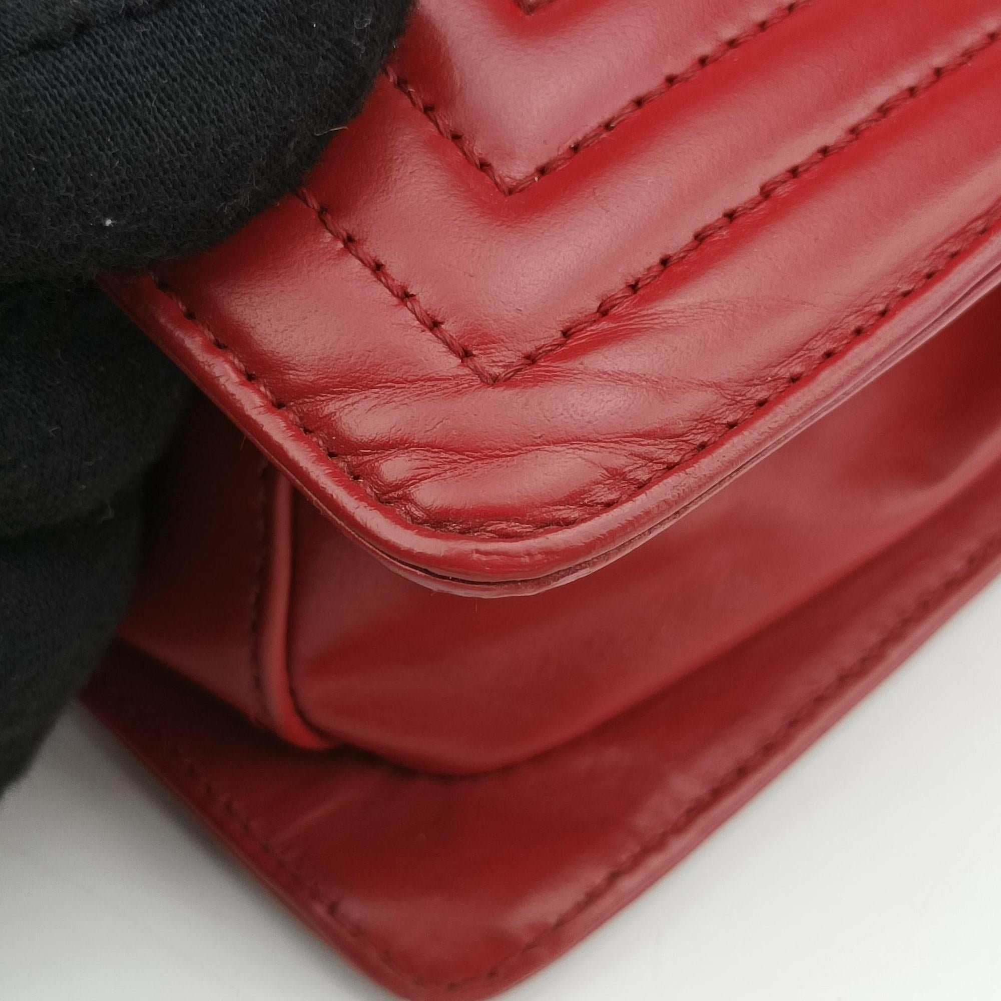 Jetsetter Boy Shopping Tote Red Leather A66708 15635654ジェットセッター ボーイ ショッピング トート レッド レザー A66708 15635654