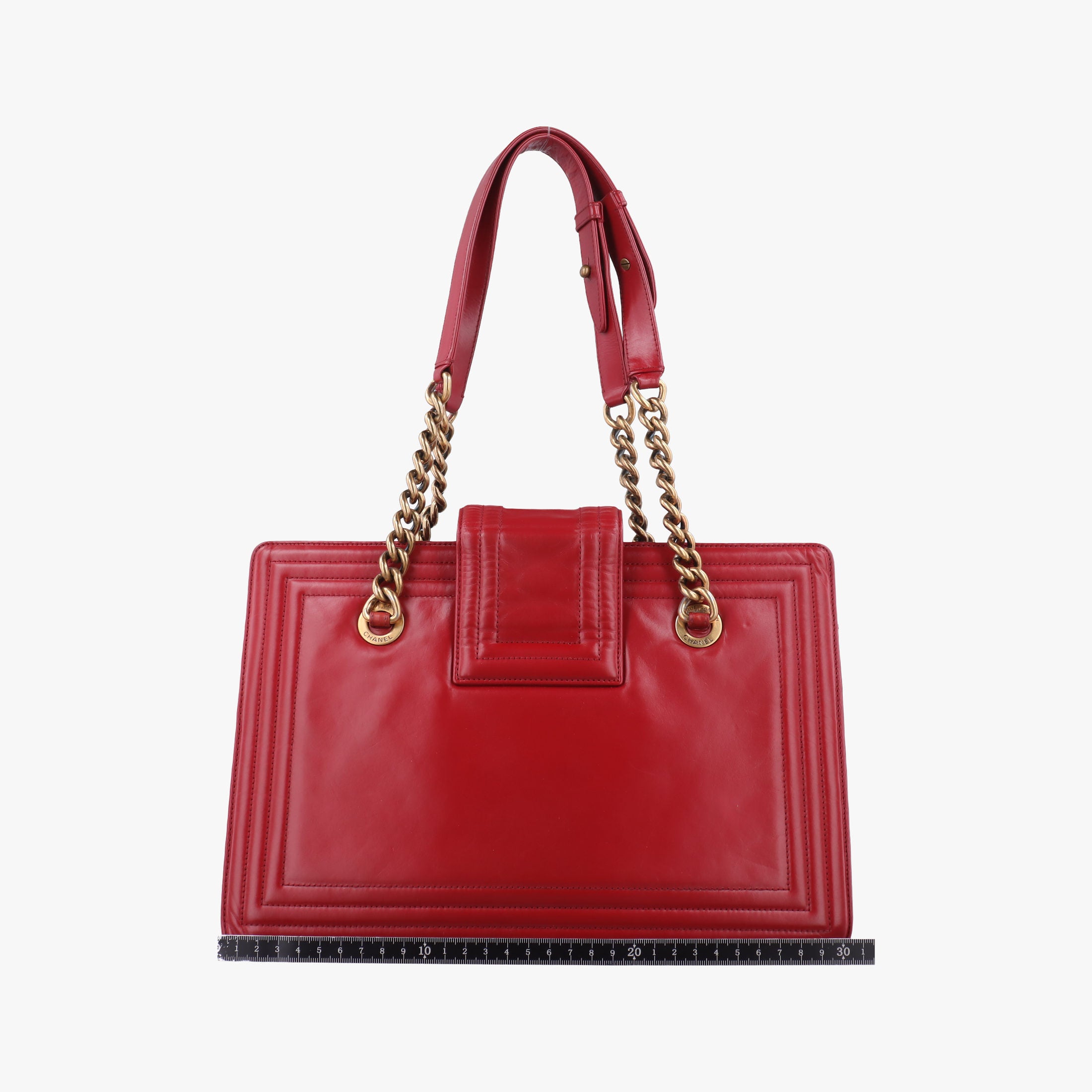 Jetsetter Boy Shopping Tote Red Leather A66708 15635654ジェットセッター ボーイ ショッピング トート レッド レザー A66708 15635654