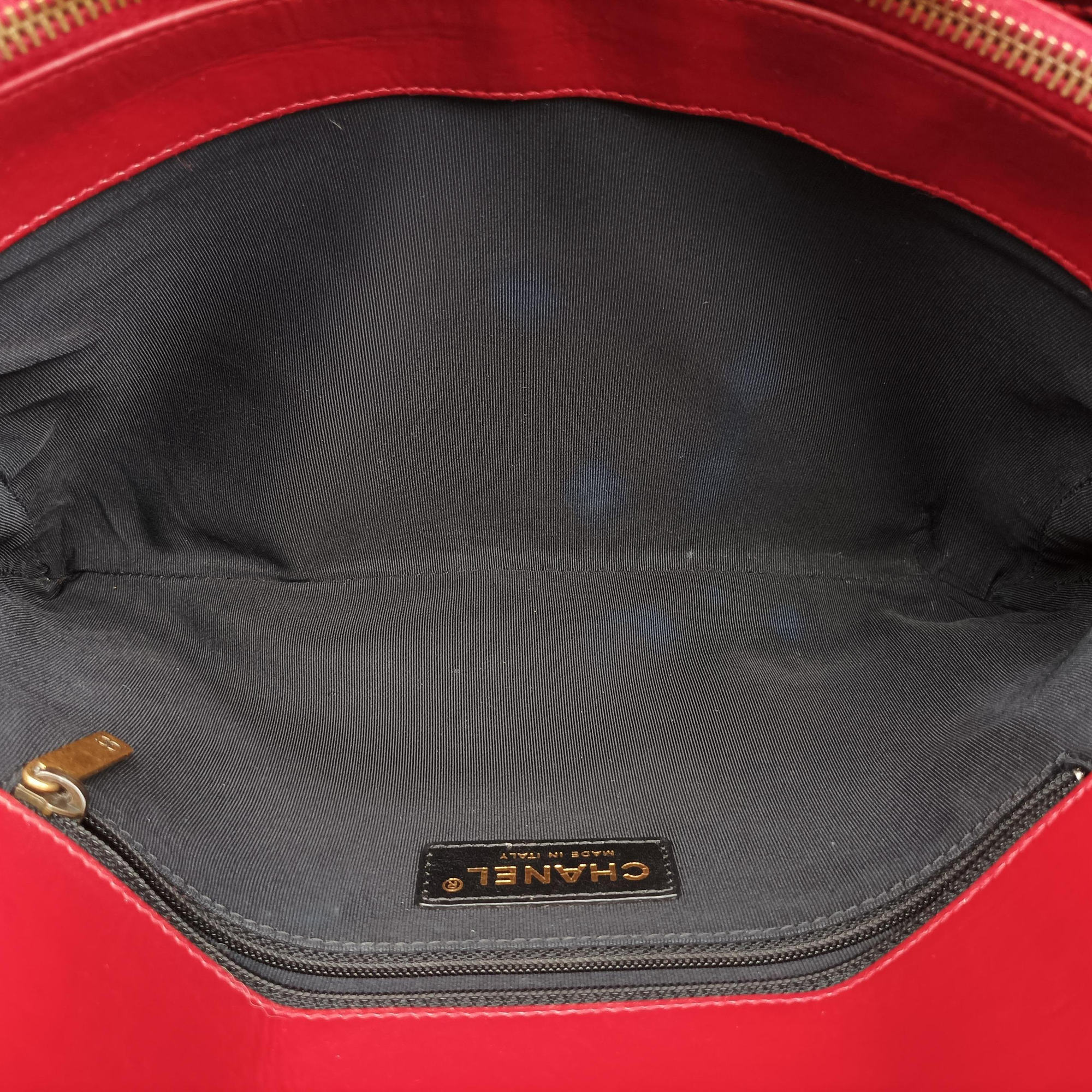 Jetsetter Boy Shopping Tote Red Leather A66708 15635654ジェットセッター ボーイ ショッピング トート レッド レザー A66708 15635654