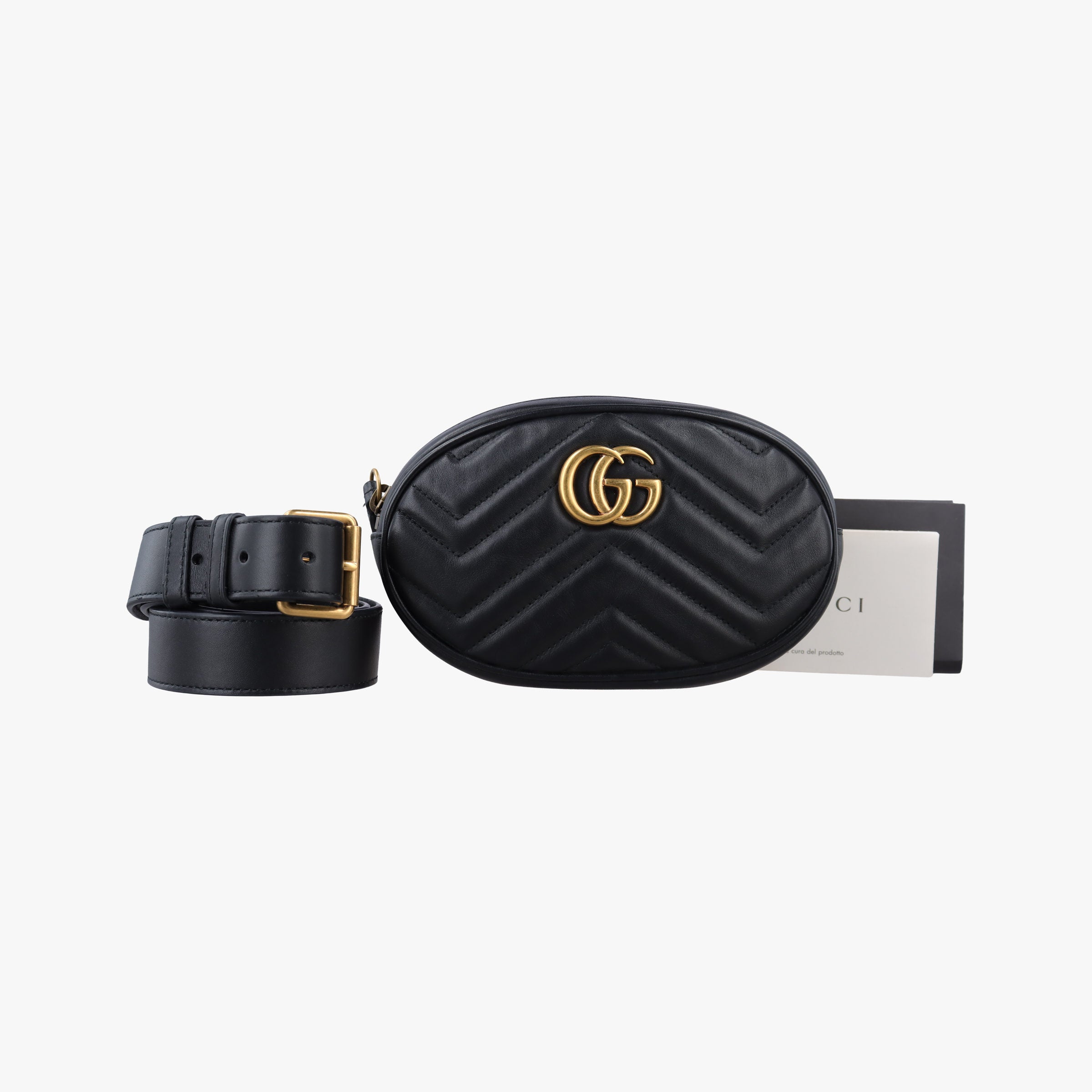 GG Marmont Black Leather 476434 D025024760GGマーモント ブラック レザー 476434 D025024760