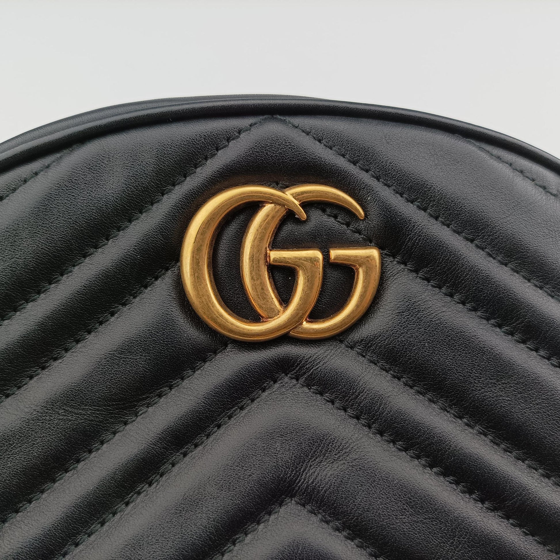 GG Marmont Black Leather 476434 D025024760GGマーモント ブラック レザー 476434 D025024760
