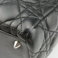 Lady Dior Black lambskin 02-MA-1028レディディオール ブラック ラムスキン 02-MA-1028