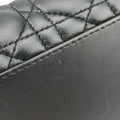 Lady Dior Black lambskin 02-MA-1028レディディオール ブラック ラムスキン 02-MA-1028