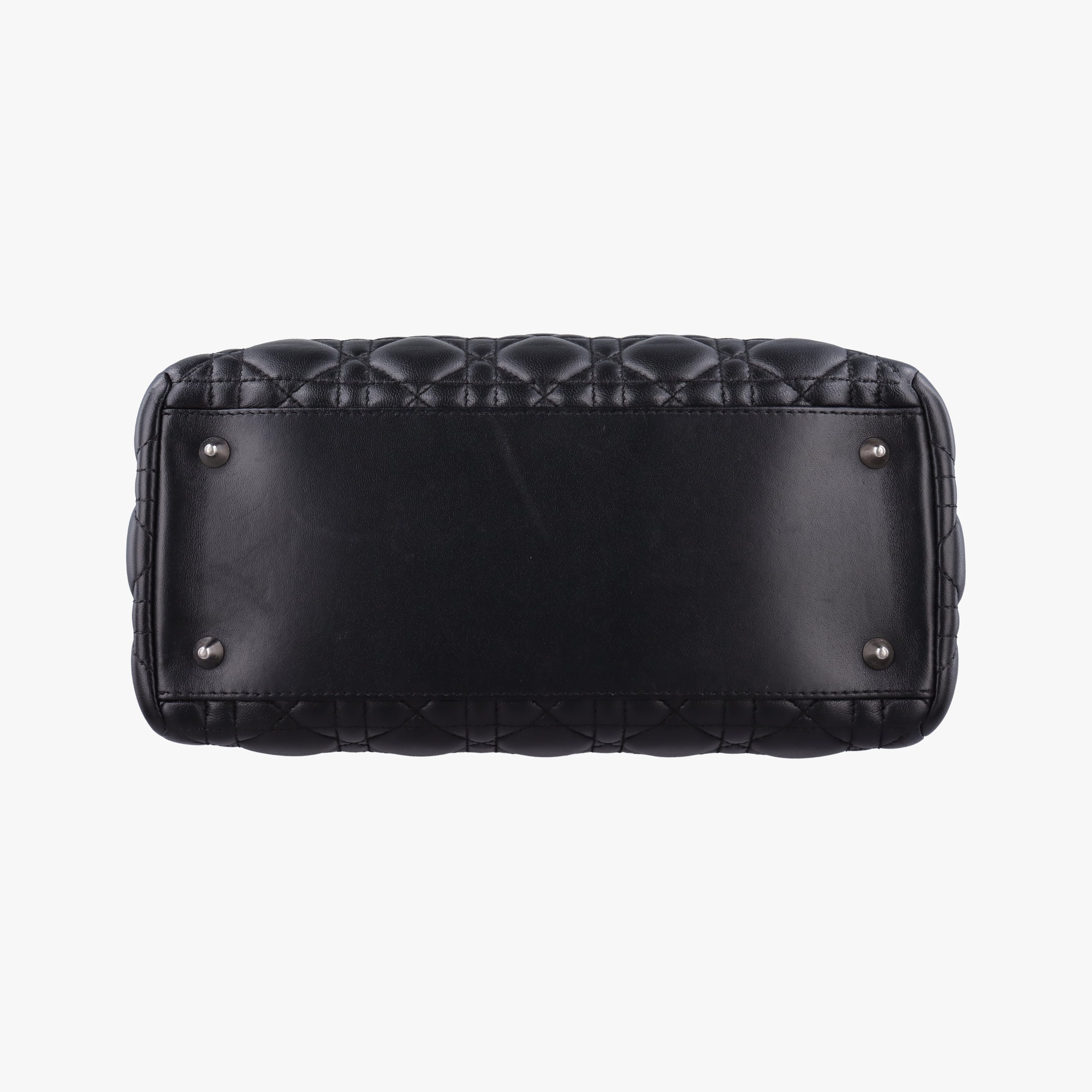 Lady Dior Black lambskin 02-MA-1028レディディオール ブラック ラムスキン 02-MA-1028