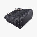 Lady Dior Black lambskin 02-MA-1028レディディオール ブラック ラムスキン 02-MA-1028