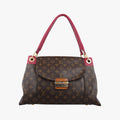 OLYMPE Brown×Rouge Monogram Canvas×calf leather M40732 SP0184オランプ モノグラム/ブラウン×ルージュ モノグラムキャンバス×カーフレザー M40732 SP0184