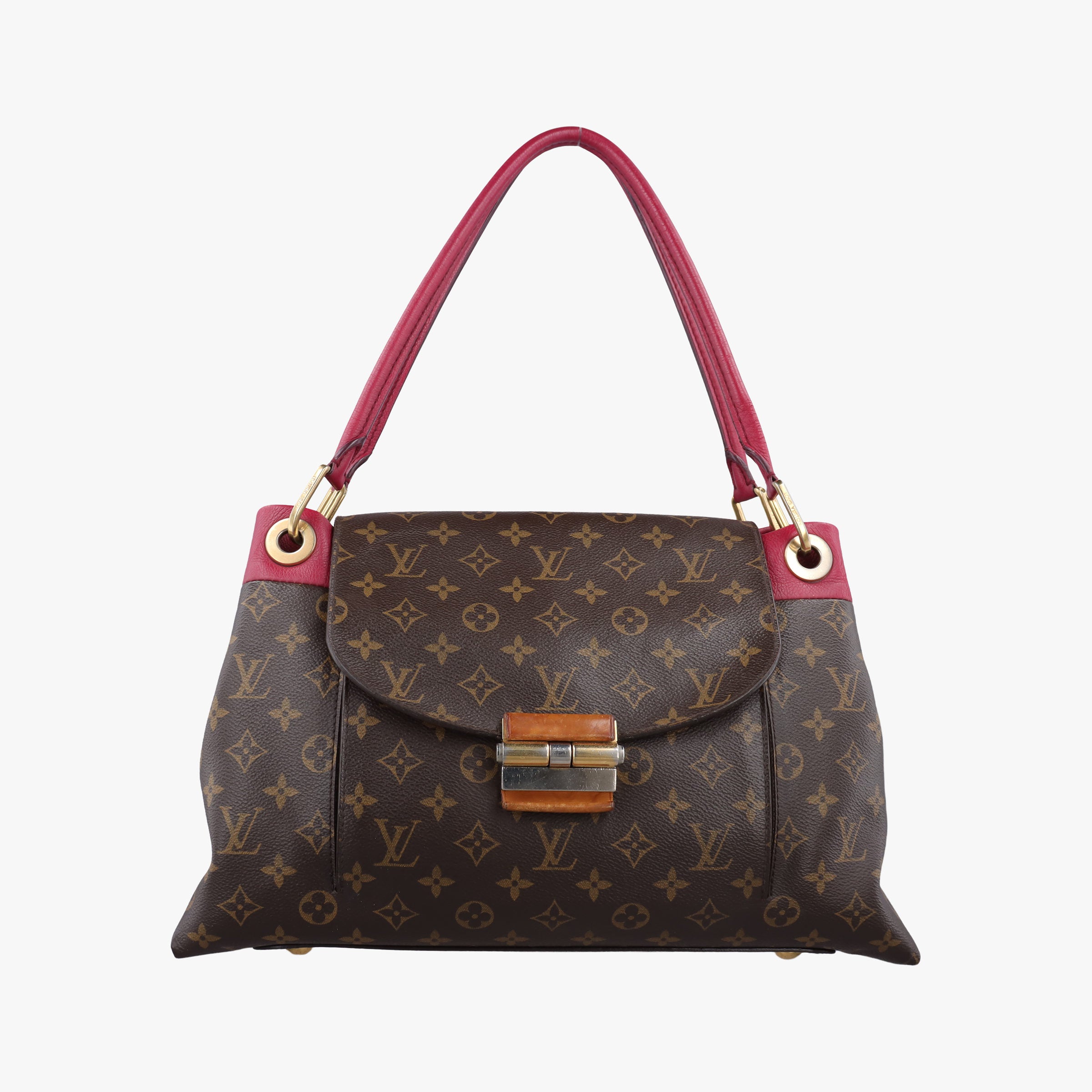 OLYMPE Brown×Rouge Monogram Canvas×calf leather M40732 SP0184オランプ モノグラム/ブラウン×ルージュ モノグラムキャンバス×カーフレザー M40732 SP0184