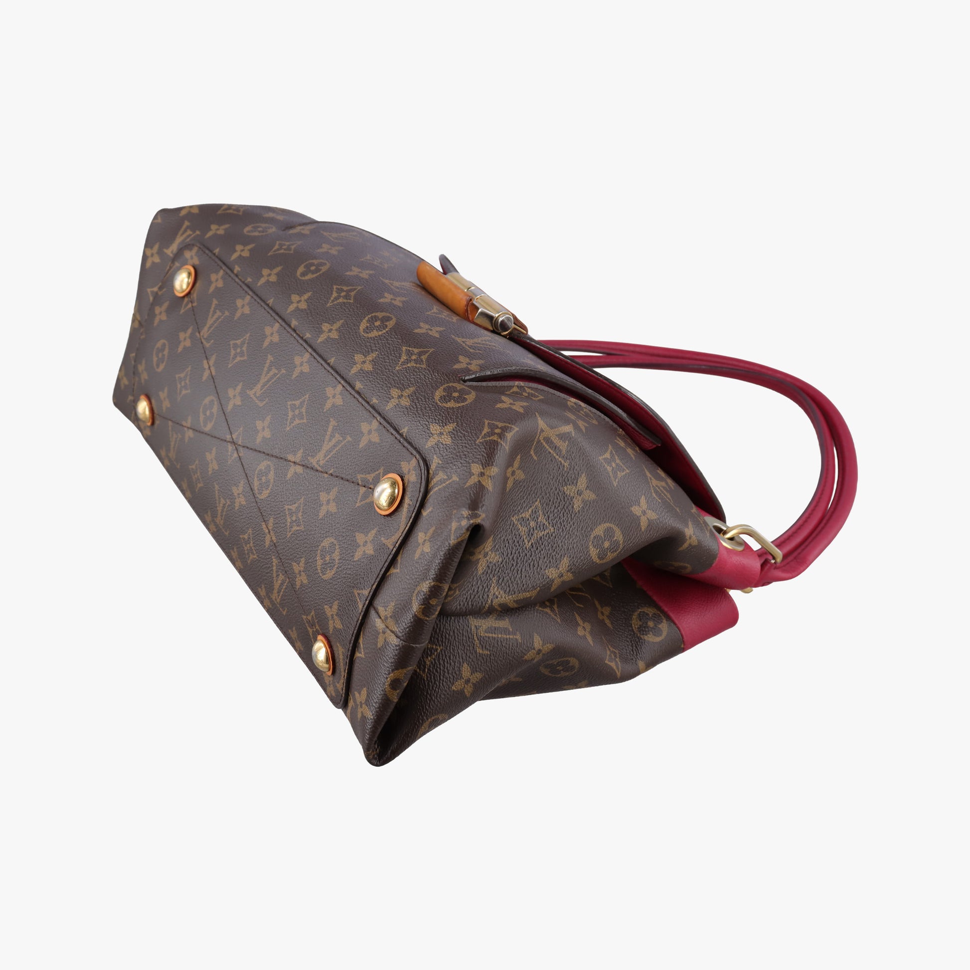 OLYMPE Brown×Rouge Monogram Canvas×calf leather M40732 SP0184オランプ モノグラム/ブラウン×ルージュ モノグラムキャンバス×カーフレザー M40732 SP0184