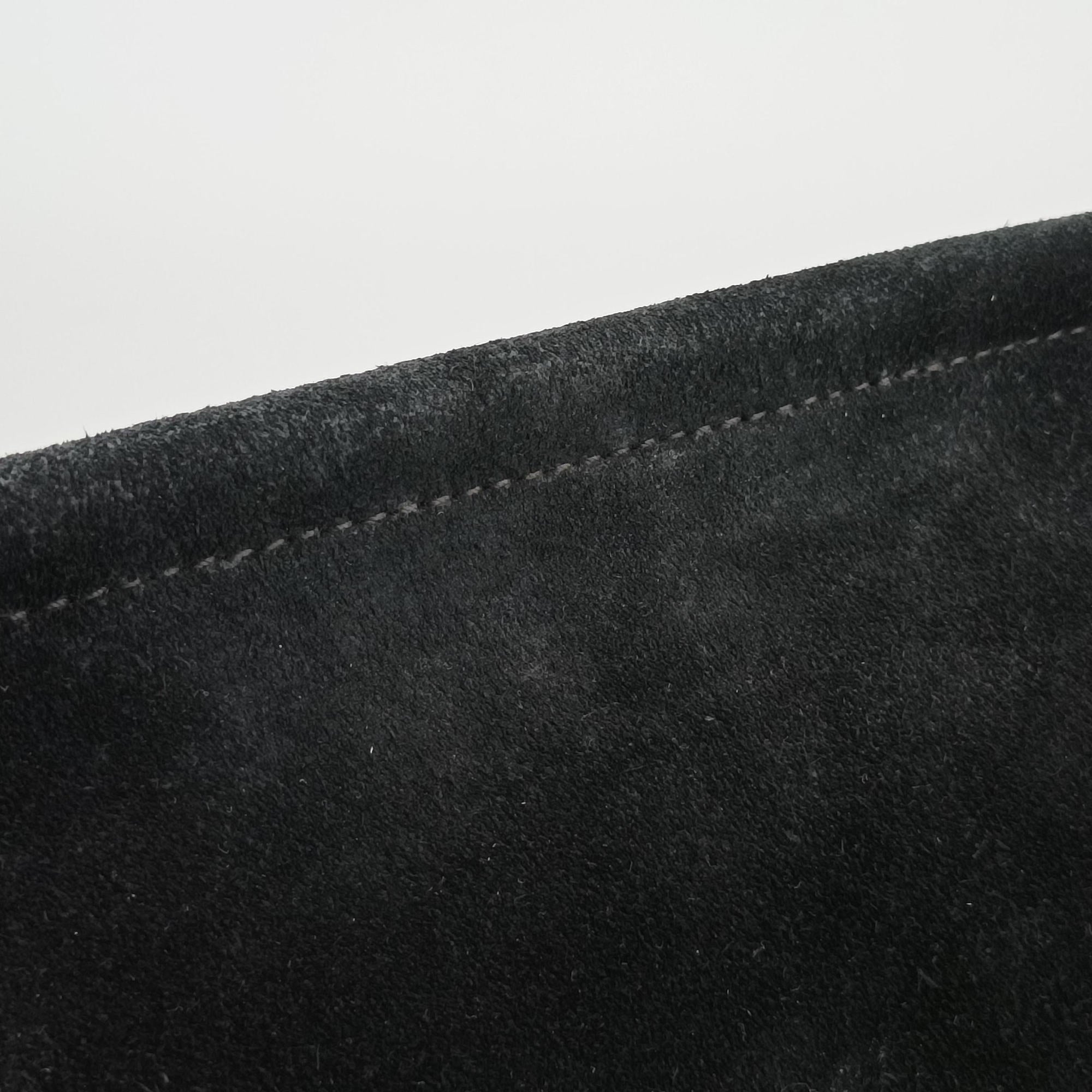 FAYE Black Suede × leather 01-16-50-65フェイ ブラック スエード×レザー 01-16-50-65