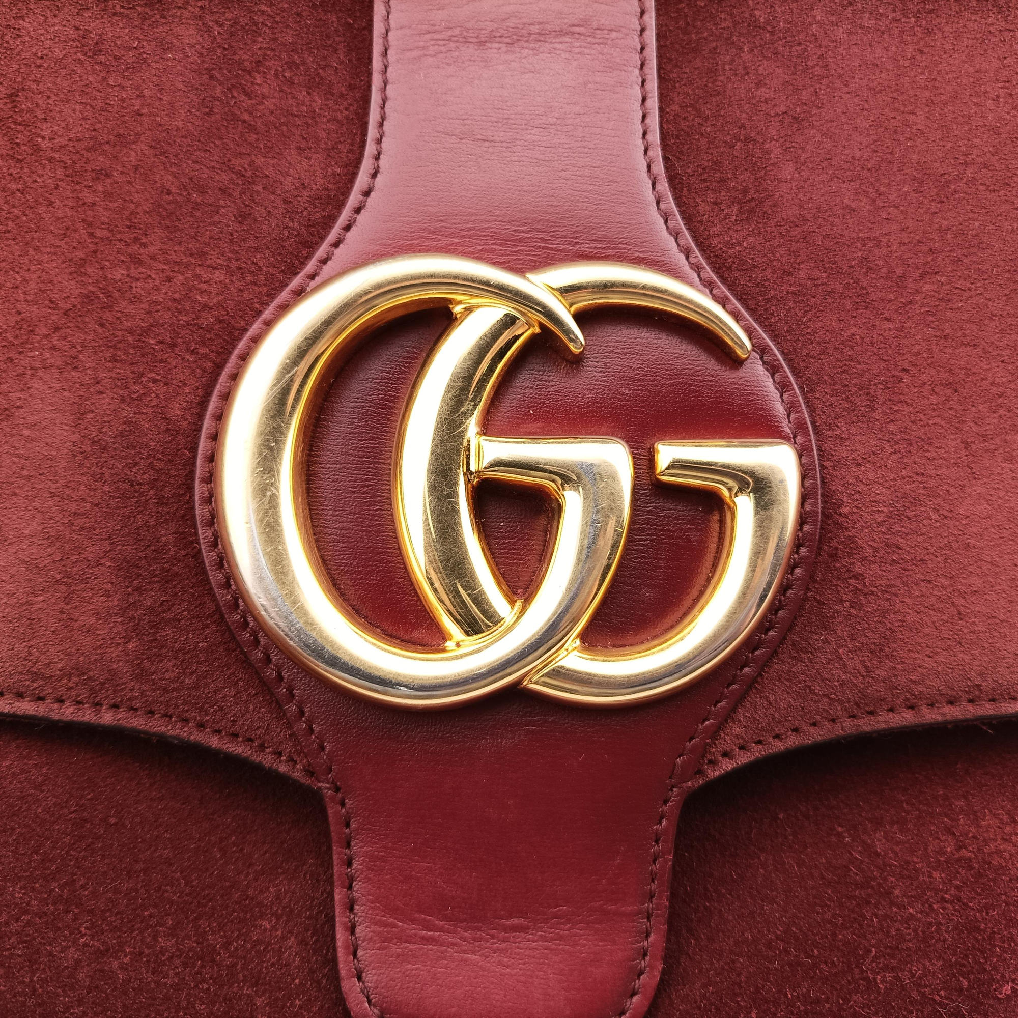 Arli Burgundy Suede×leather 550126 G028167648アリー ワインレッド スエード×レザー 550126 G028167648