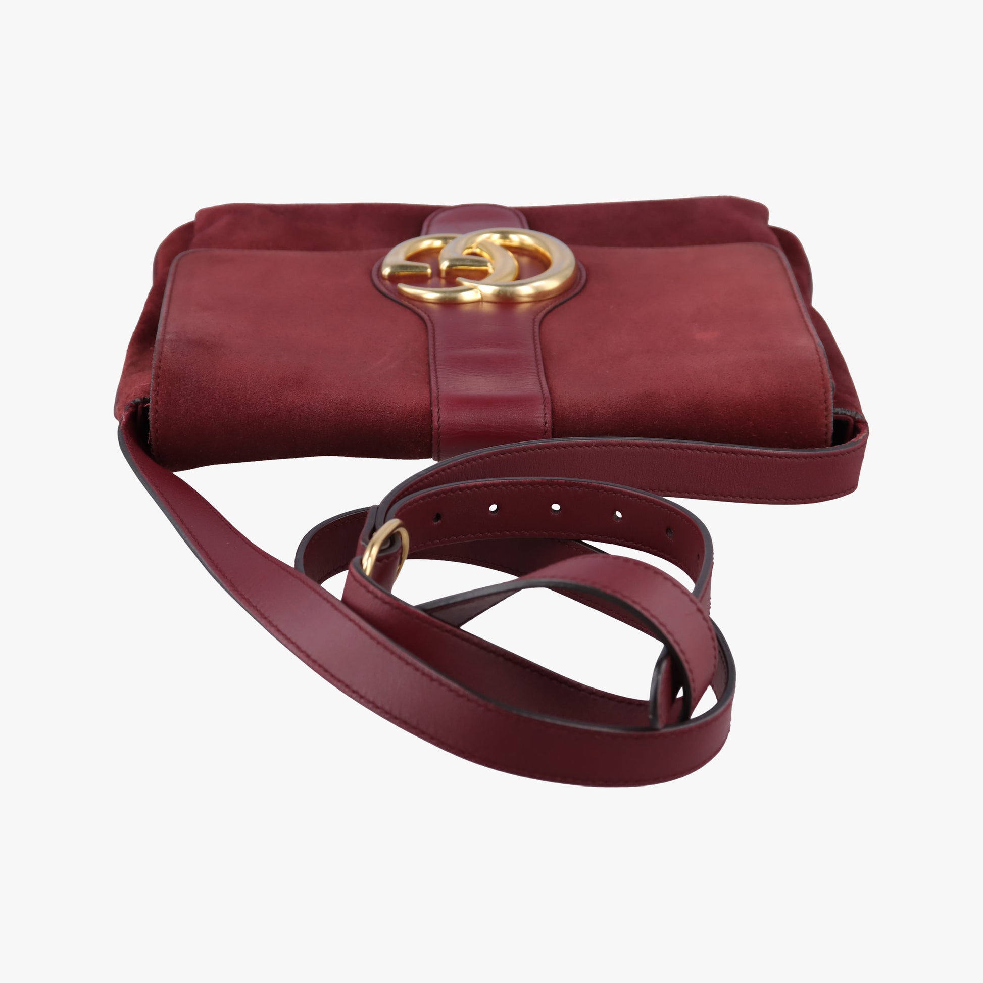 Arli Burgundy Suede×leather 550126 G028167648アリー ワインレッド スエード×レザー 550126 G028167648
