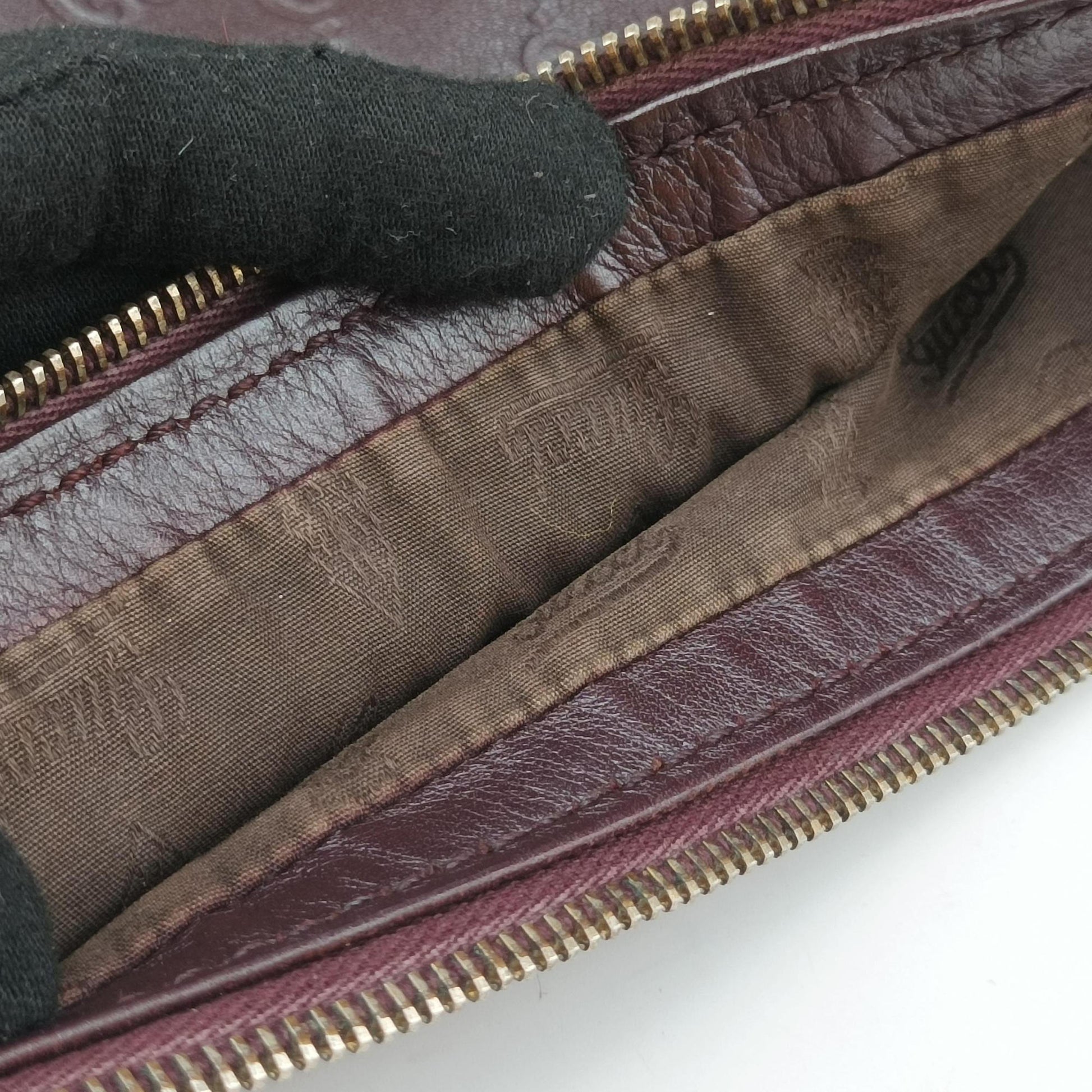 Hobo Guccissima Ebony Leather 211810 B7205061ホーボー グッチシマ エボニー レザー 211810 B7205061