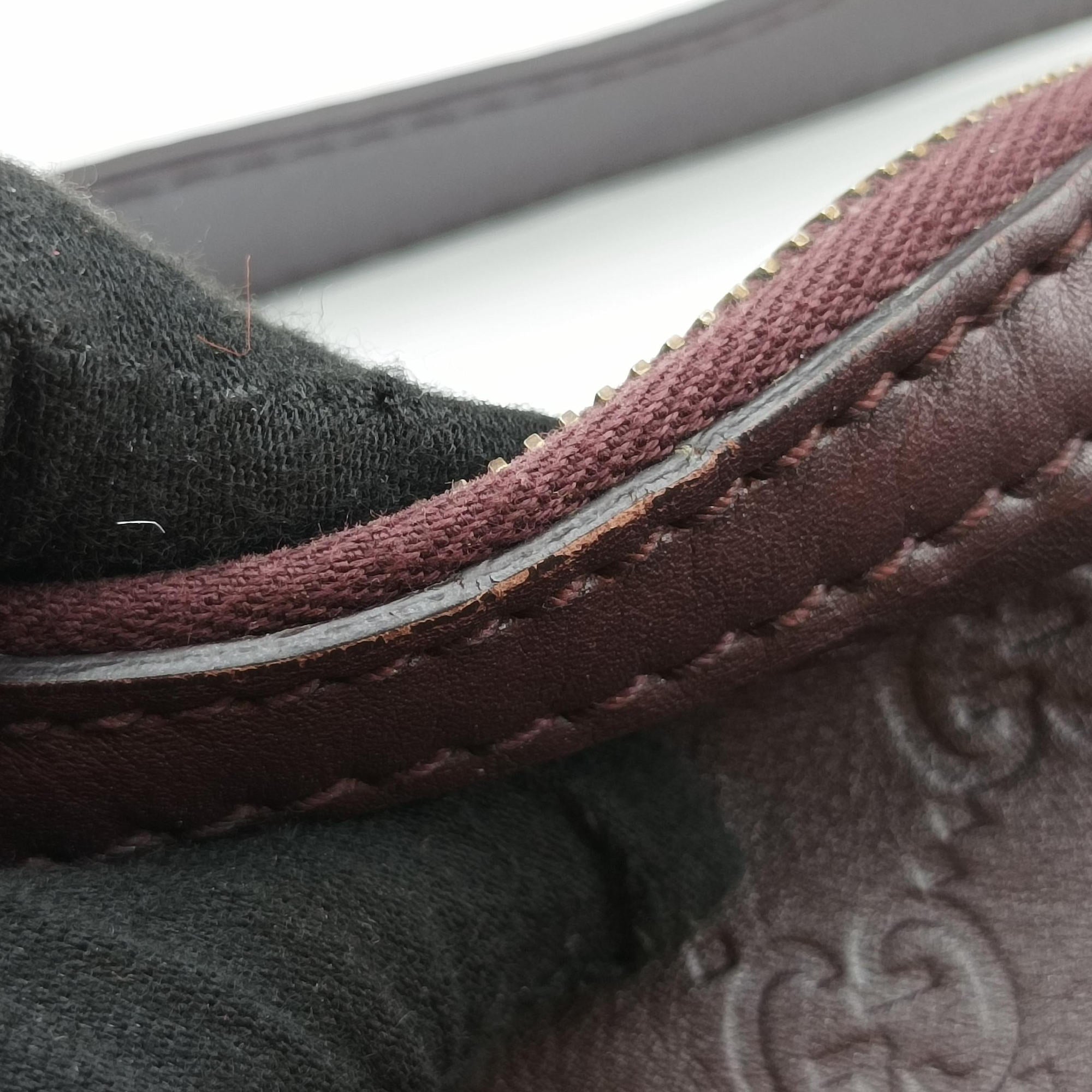 Hobo Guccissima Ebony Leather 211810 B7205061ホーボー グッチシマ エボニー レザー 211810 B7205061