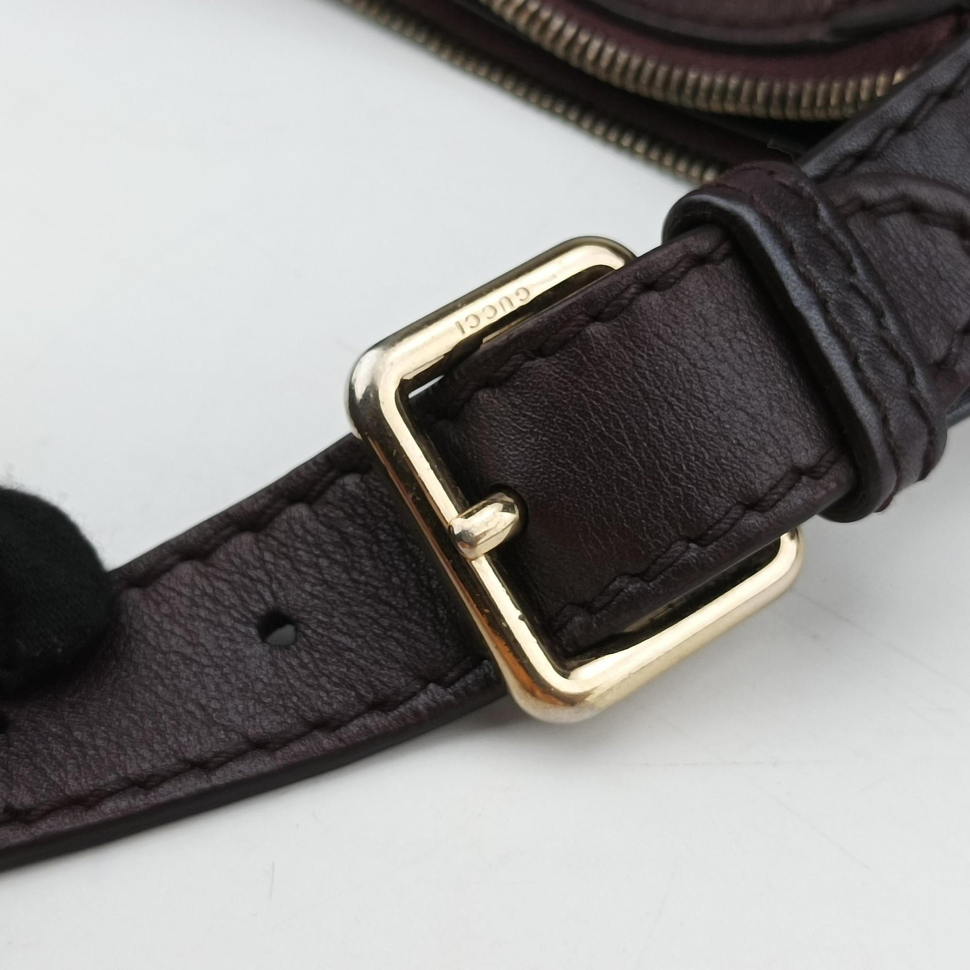 Hobo Guccissima Ebony Leather 211810 B7205061ホーボー グッチシマ エボニー レザー 211810 B7205061