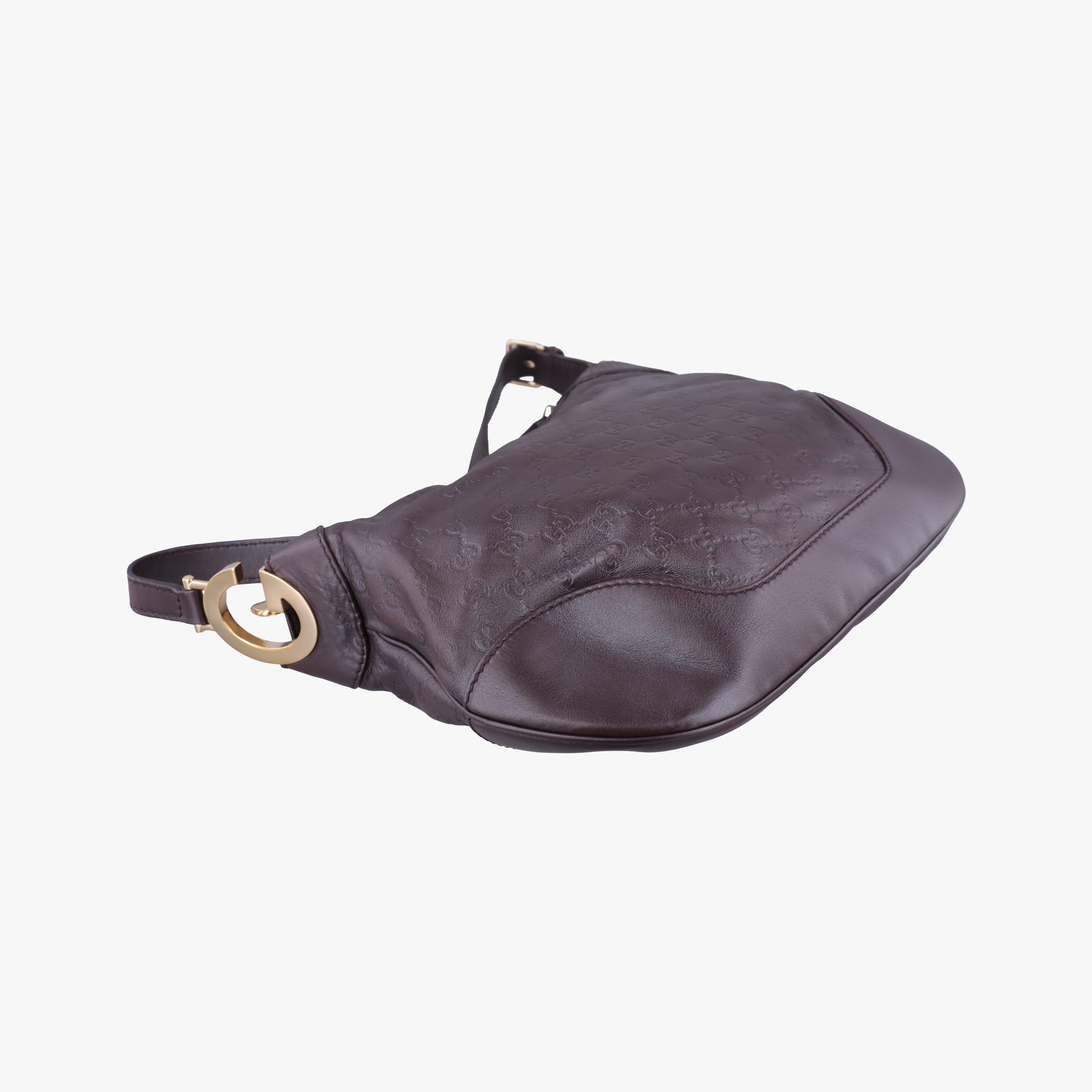 Hobo Guccissima Ebony Leather 211810 B7205061ホーボー グッチシマ エボニー レザー 211810 B7205061
