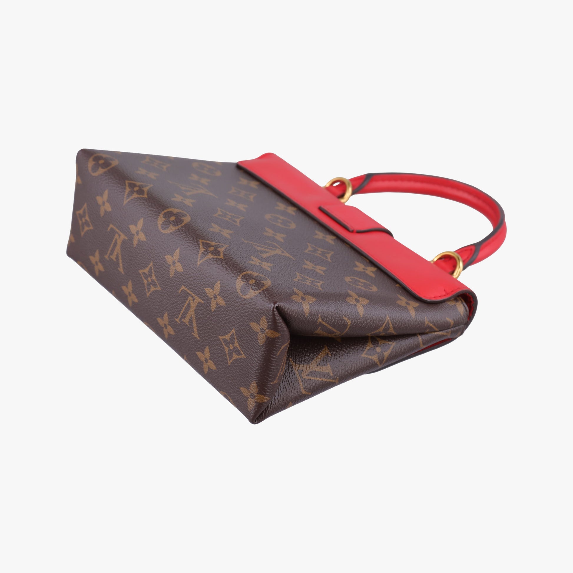 Locky BB Monogram/Brown×Coqulicot Monogram canvas×calf leather M44322 DU4119ロッキーBB モノグラム/ブラウン×コクリコ モノグラムキャンバス×カーフレザー M44322 DU4119
