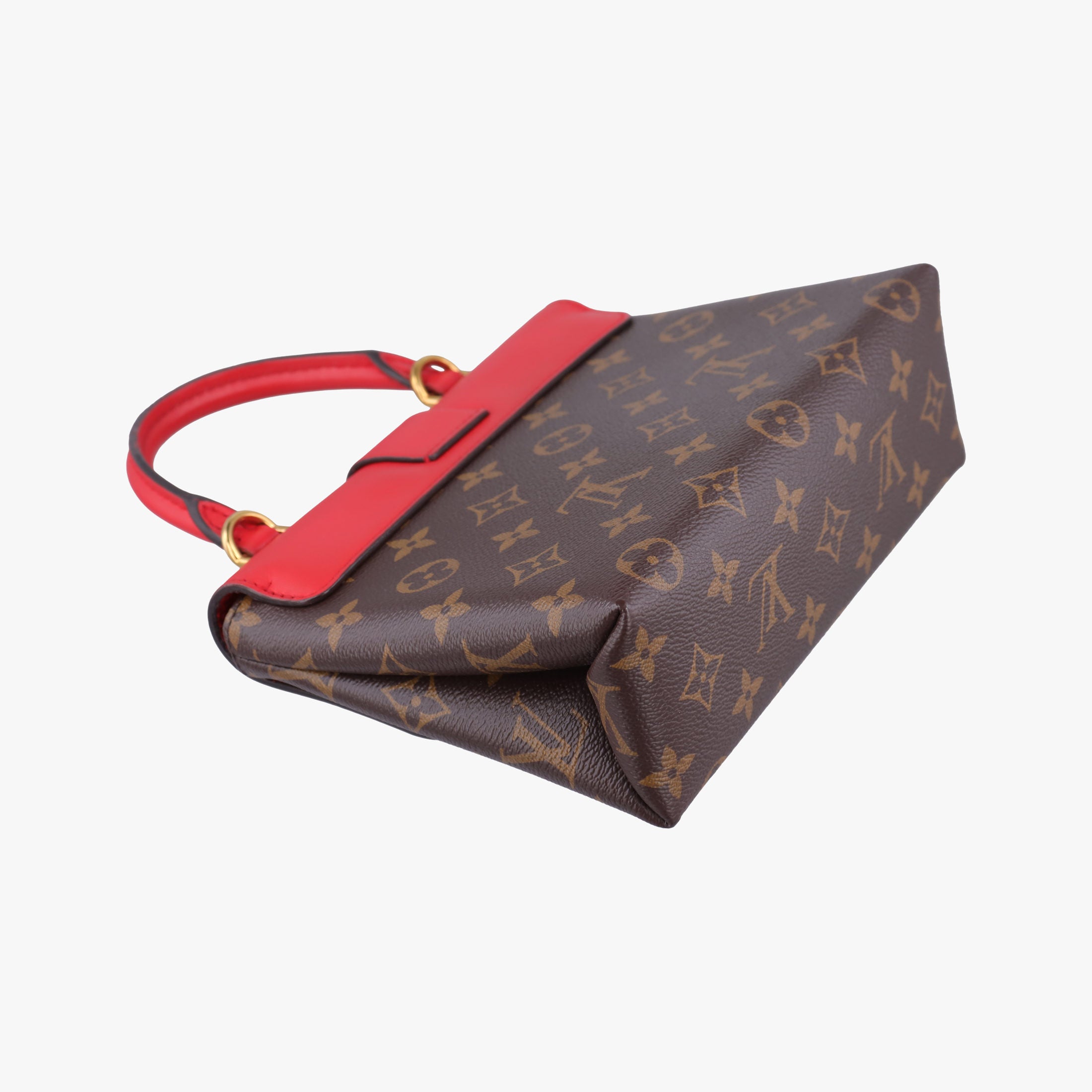 Locky BB Monogram/Brown×Coqulicot Monogram canvas×calf leather M44322 DU4119ロッキーBB モノグラム/ブラウン×コクリコ モノグラムキャンバス×カーフレザー M44322 DU4119