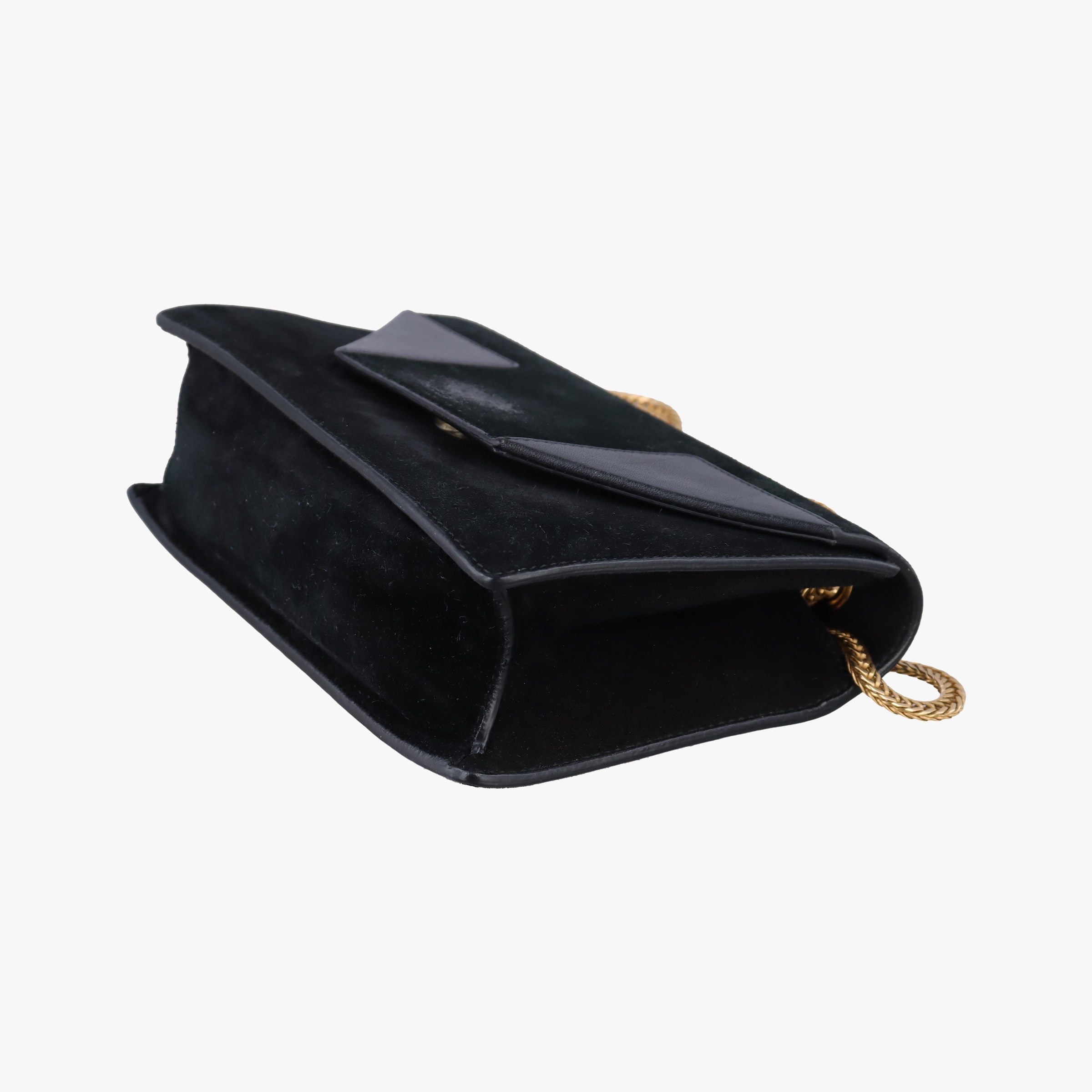 Small Betty Black Suede × Leather 314516 314516.000926ベティ スモール ブラック スエード × レザー 314516 314516.000926