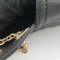 Baguette Chain Flap Black Leather 8BT139 8BT139-A09 128-2566マンマバケット ブラック レザー 8BT139 8BT139-A09 128-2566