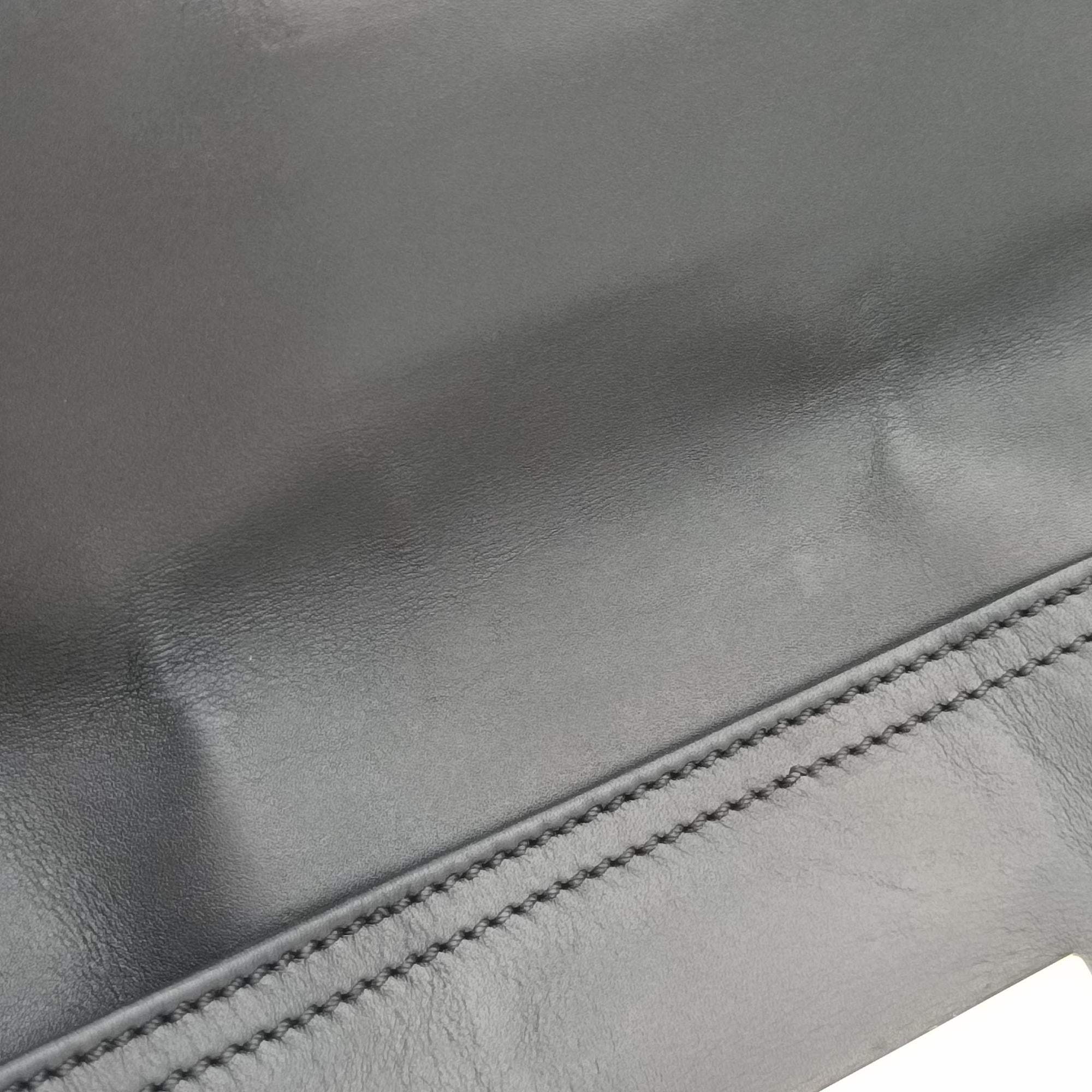 Baguette Chain Flap Black Leather 8BT139 8BT139-A09 128-2566マンマバケット ブラック レザー 8BT139 8BT139-A09 128-2566