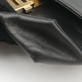 Baguette Chain Flap Black Leather 8BT139 8BT139-A09 128-2566マンマバケット ブラック レザー 8BT139 8BT139-A09 128-2566