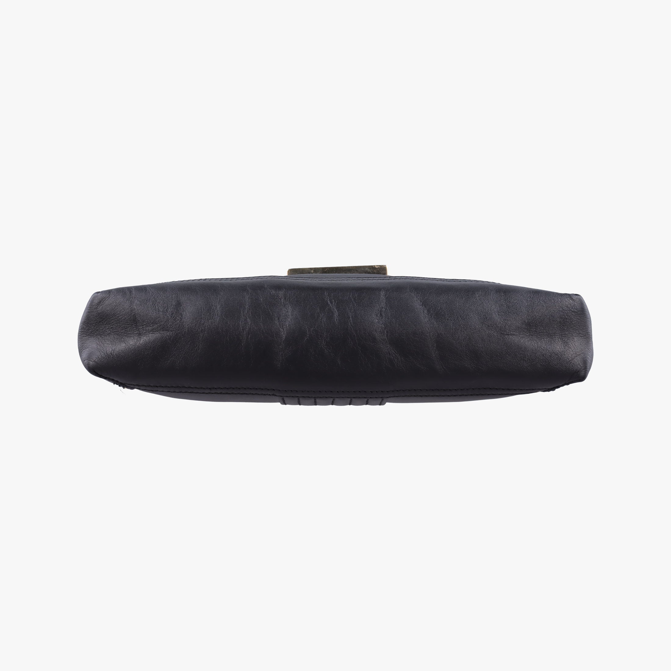 Baguette Chain Flap Black Leather 8BT139 8BT139-A09 128-2566マンマバケット ブラック レザー 8BT139 8BT139-A09 128-2566
