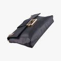 Baguette Chain Flap Black Leather 8BT139 8BT139-A09 128-2566マンマバケット ブラック レザー 8BT139 8BT139-A09 128-2566