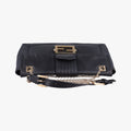 Baguette Chain Flap Black Leather 8BT139 8BT139-A09 128-2566マンマバケット ブラック レザー 8BT139 8BT139-A09 128-2566