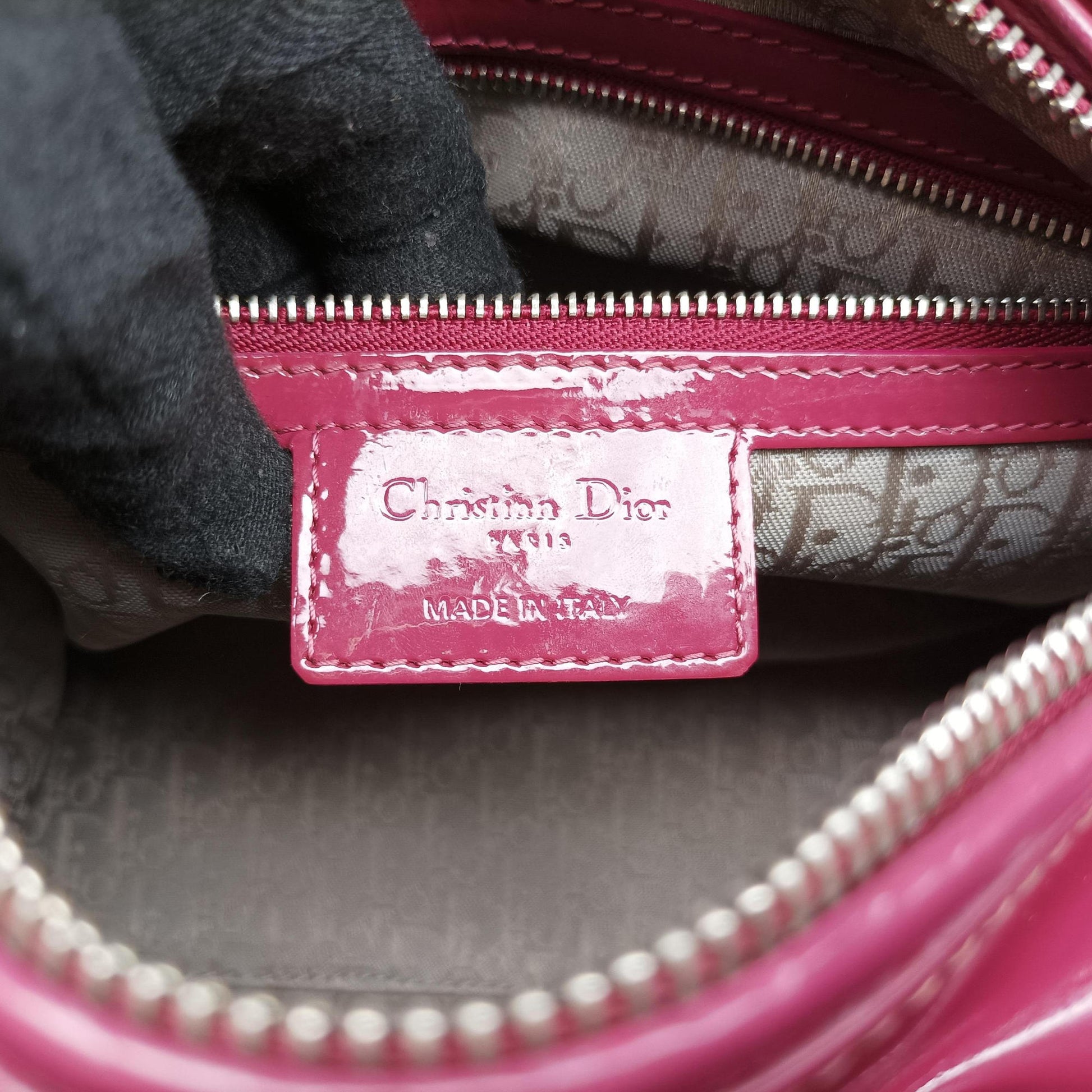 Lady Dior Purple patent 01-BO-0122 Bレディディオール パープル パテント 01-BO-0122 B
