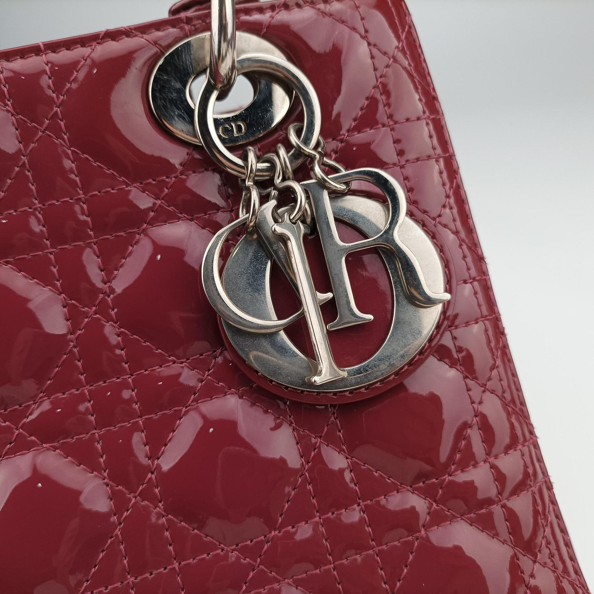 Lady Dior Purple patent 01-BO-0122 Bレディディオール パープル パテント 01-BO-0122 B
