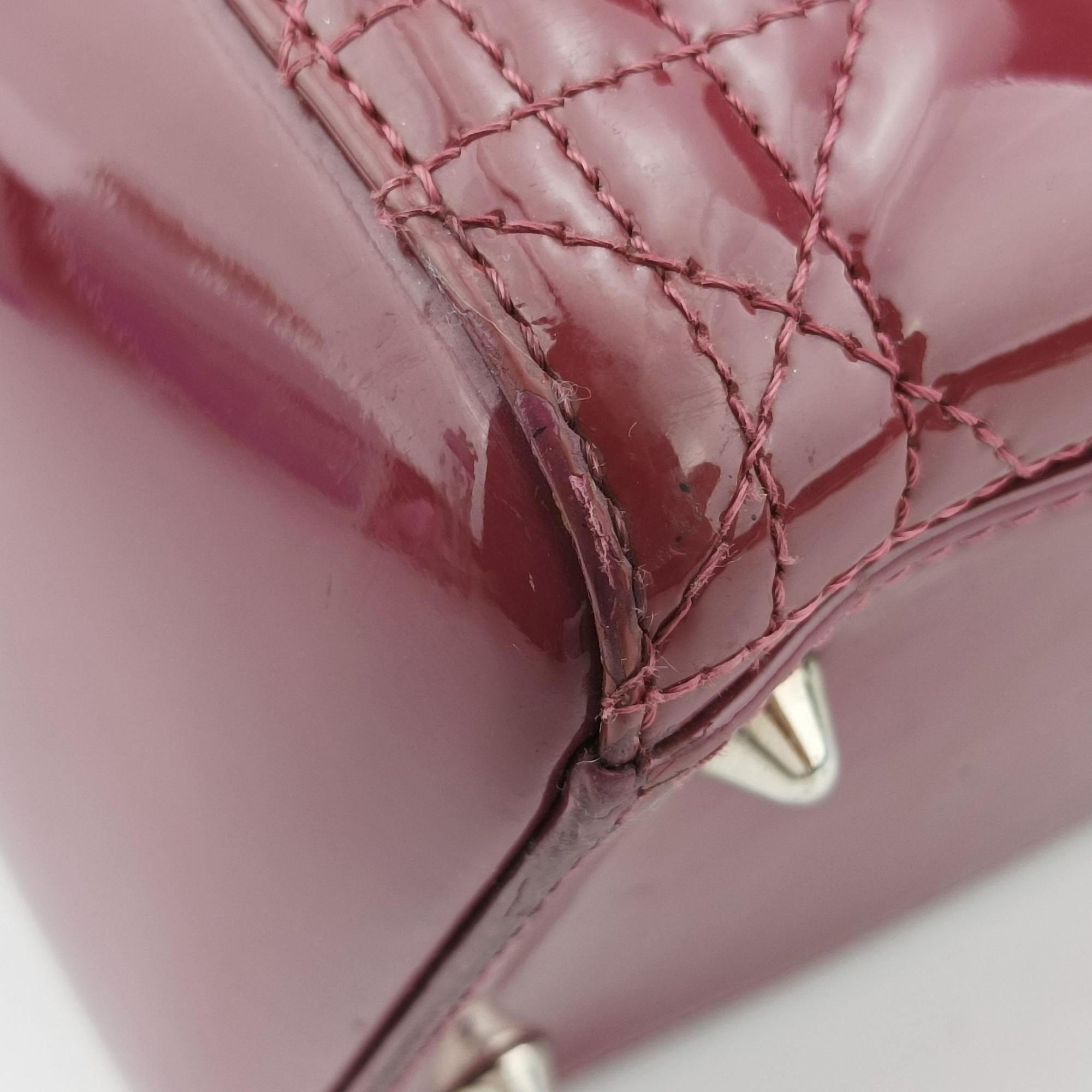 Lady Dior Purple patent 01-BO-0122 Bレディディオール パープル パテント 01-BO-0122 B
