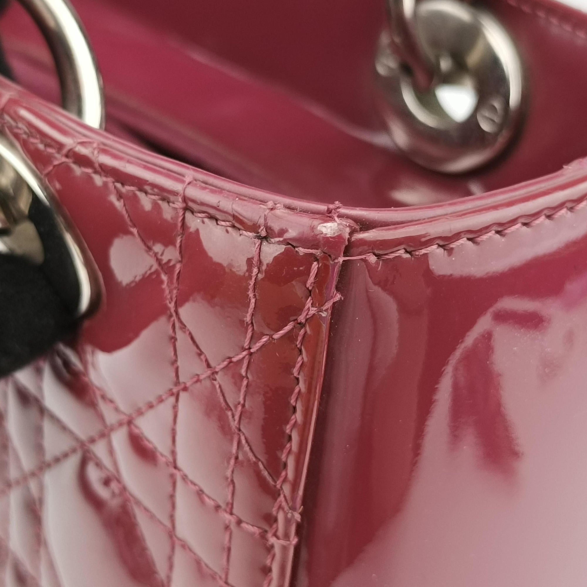 Lady Dior Purple patent 01-BO-0122 Bレディディオール パープル パテント 01-BO-0122 B