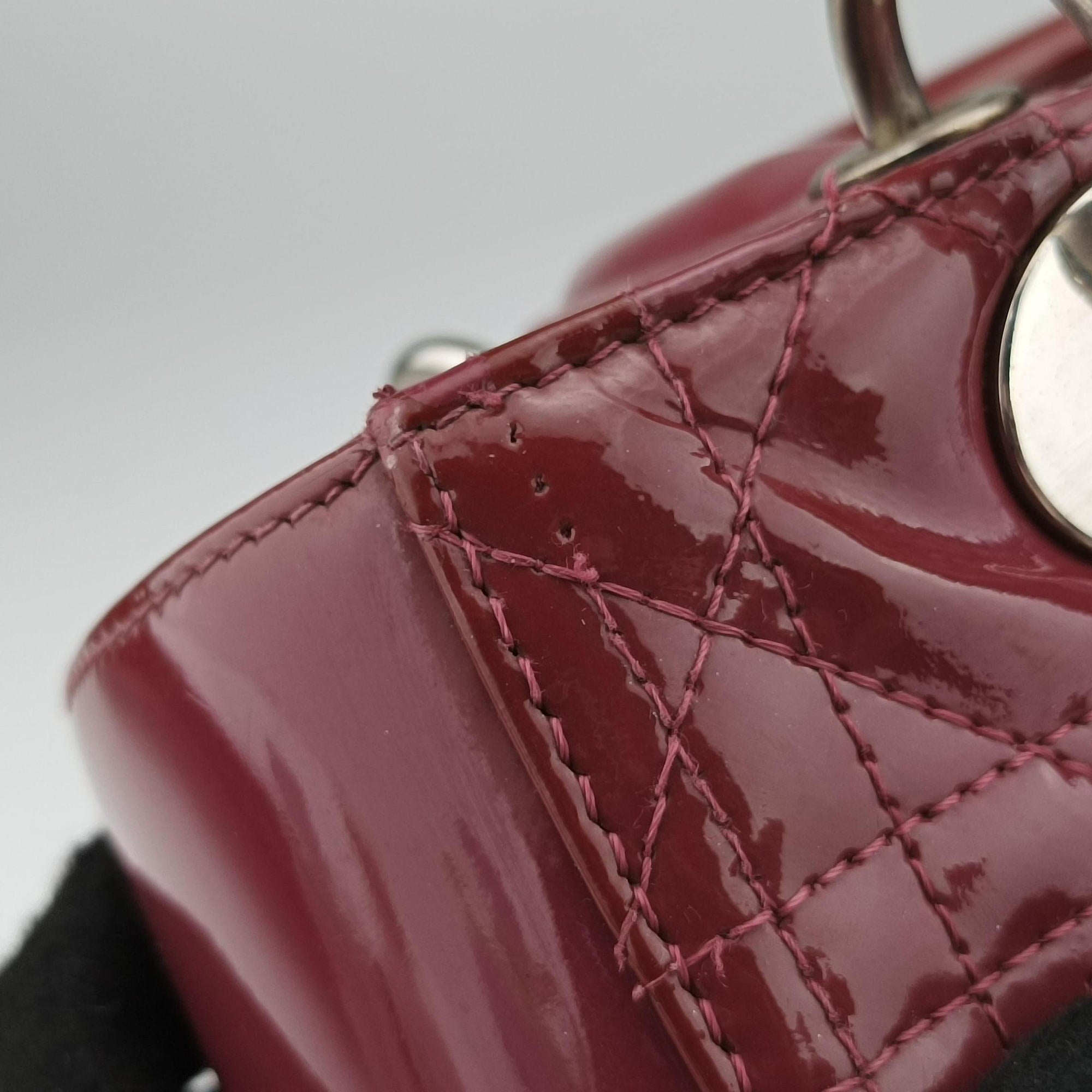 Lady Dior Purple patent 01-BO-0122 Bレディディオール パープル パテント 01-BO-0122 B