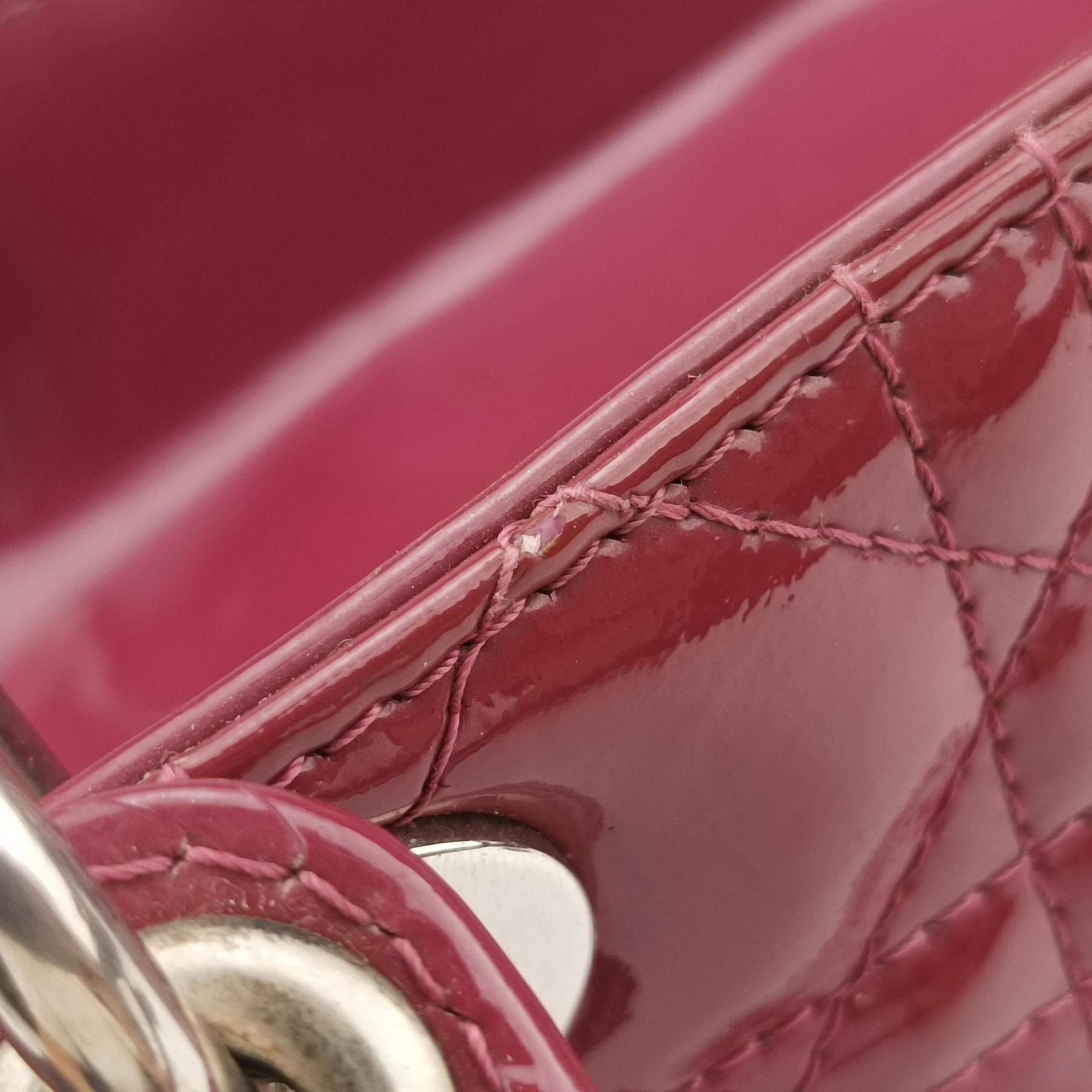 Lady Dior Purple patent 01-BO-0122 Bレディディオール パープル パテント 01-BO-0122 B
