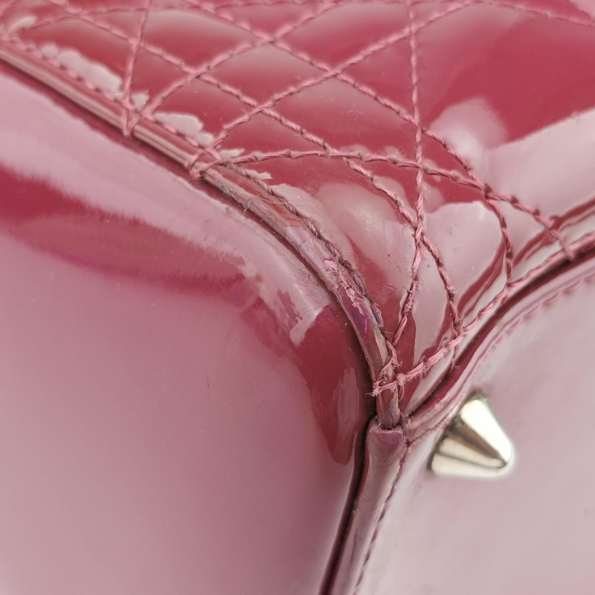 Lady Dior Purple patent 01-BO-0122 Bレディディオール パープル パテント 01-BO-0122 B