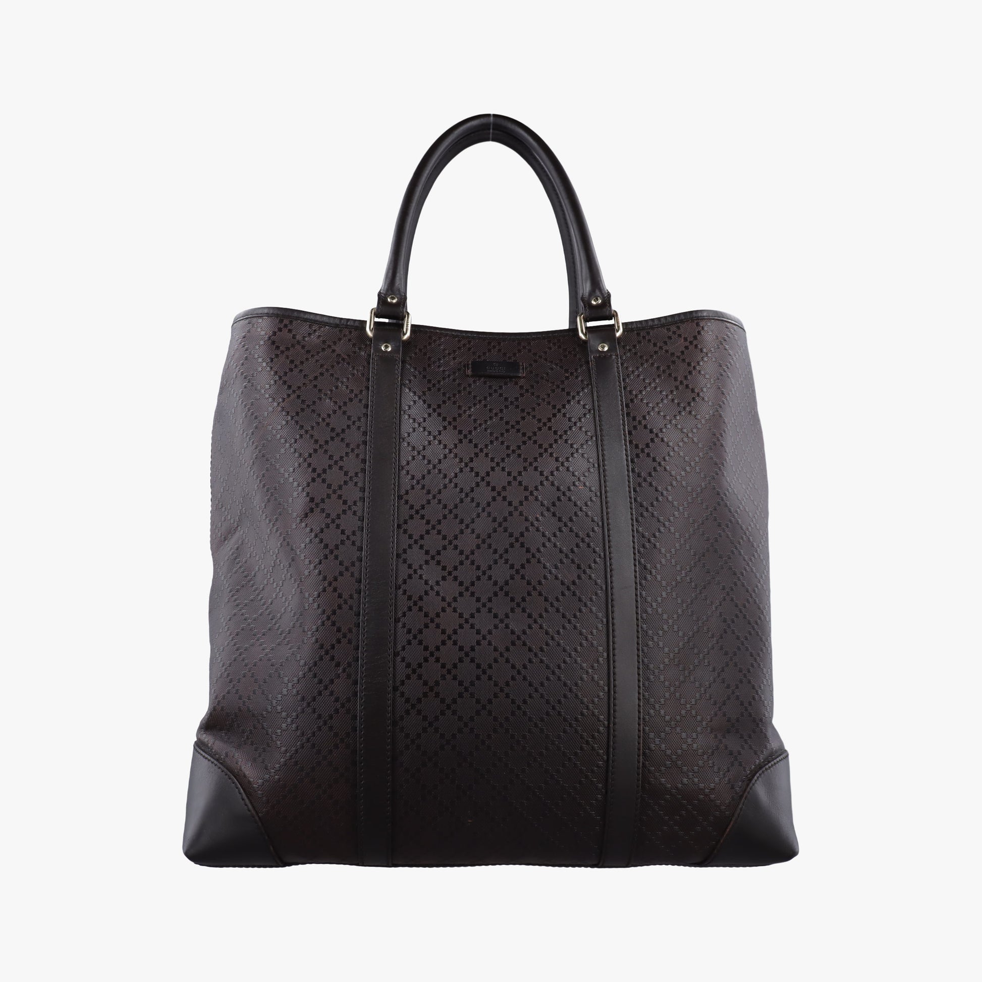 Diamante tote Brown leather 223668 F8989698ディアマンテ トート ブラウン レザー 223668 F8989698