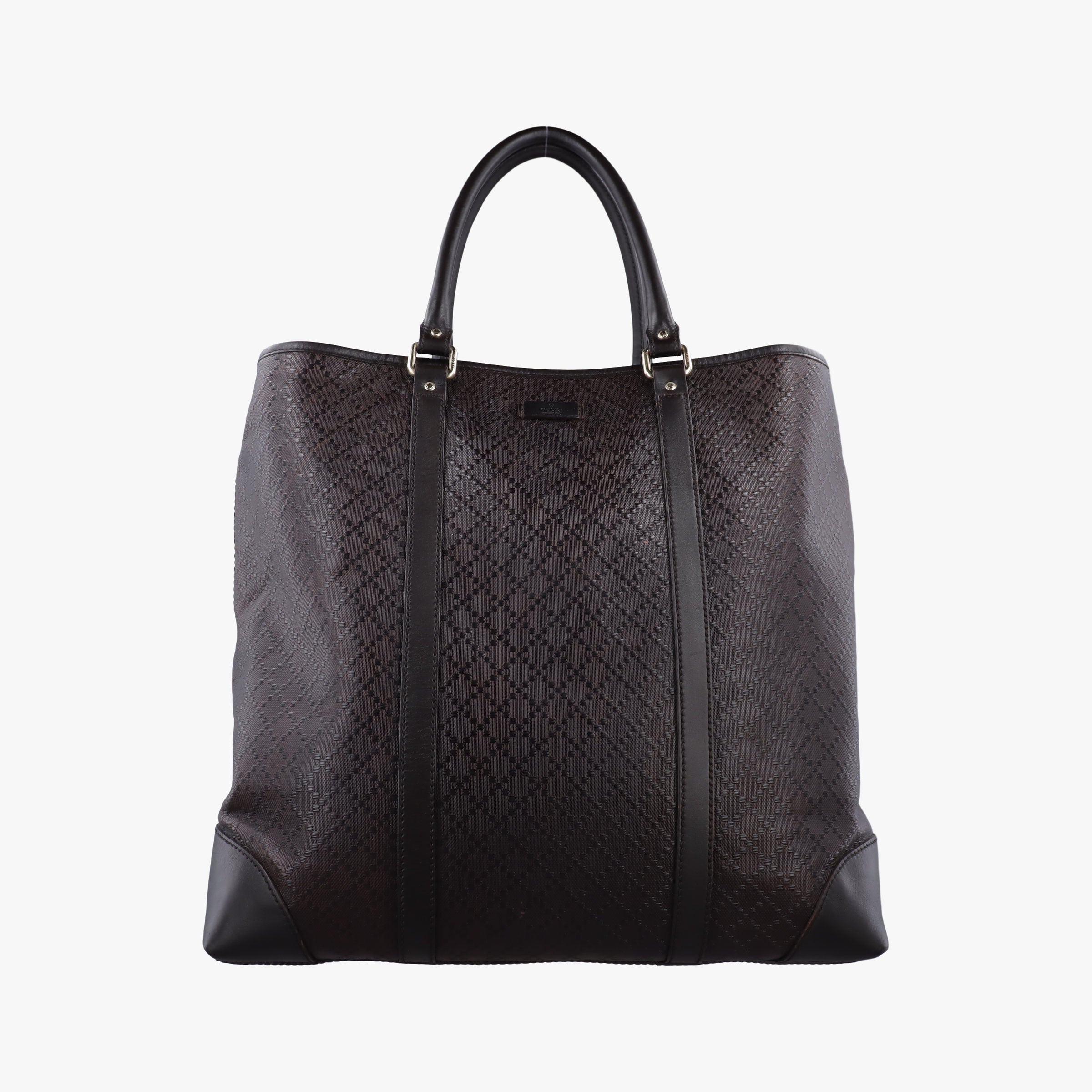 Diamante tote Brown leather 223668 F8989698ディアマンテ トート ブラウン レザー 223668 F8989698