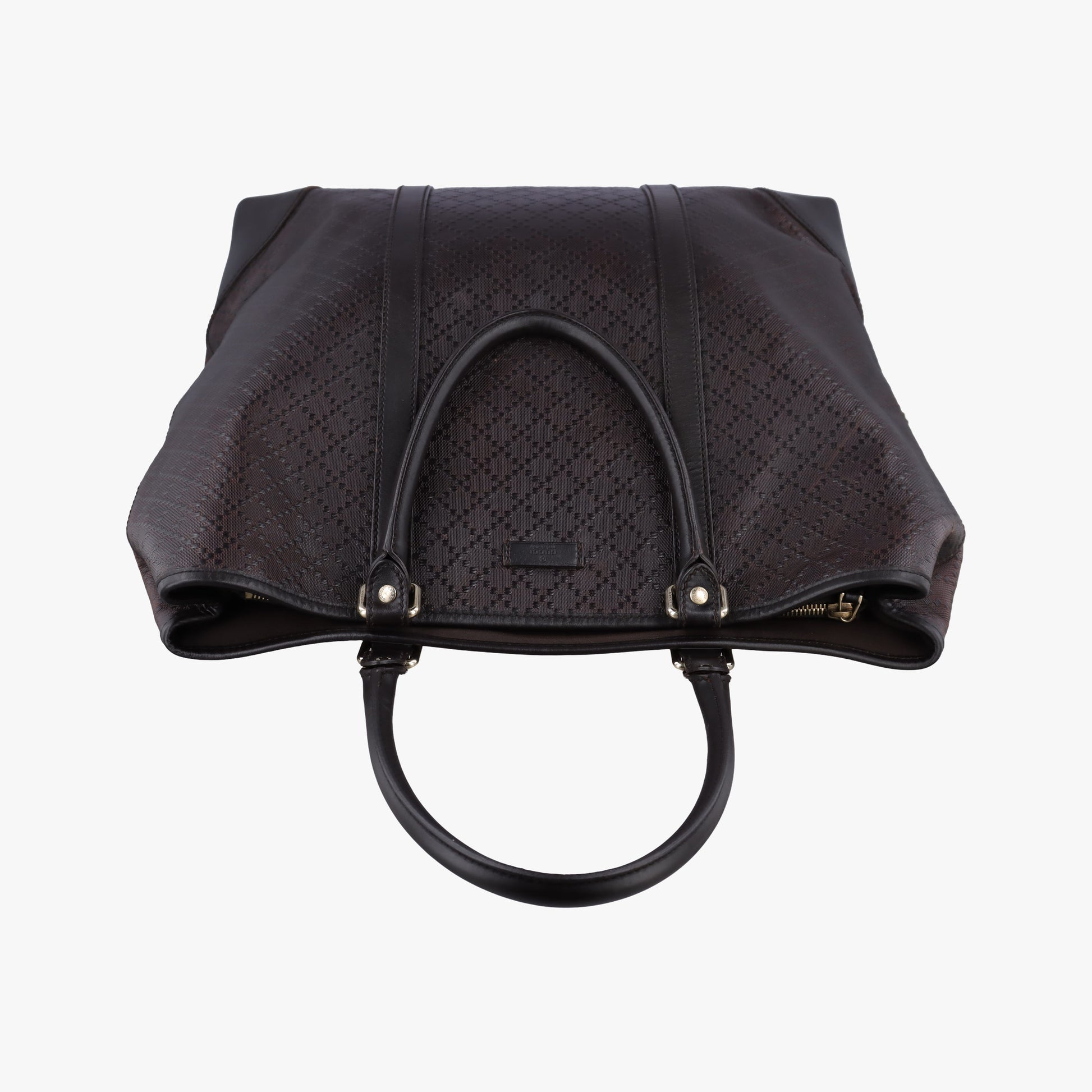 Diamante tote Brown leather 223668 F8989698ディアマンテ トート ブラウン レザー 223668 F8989698