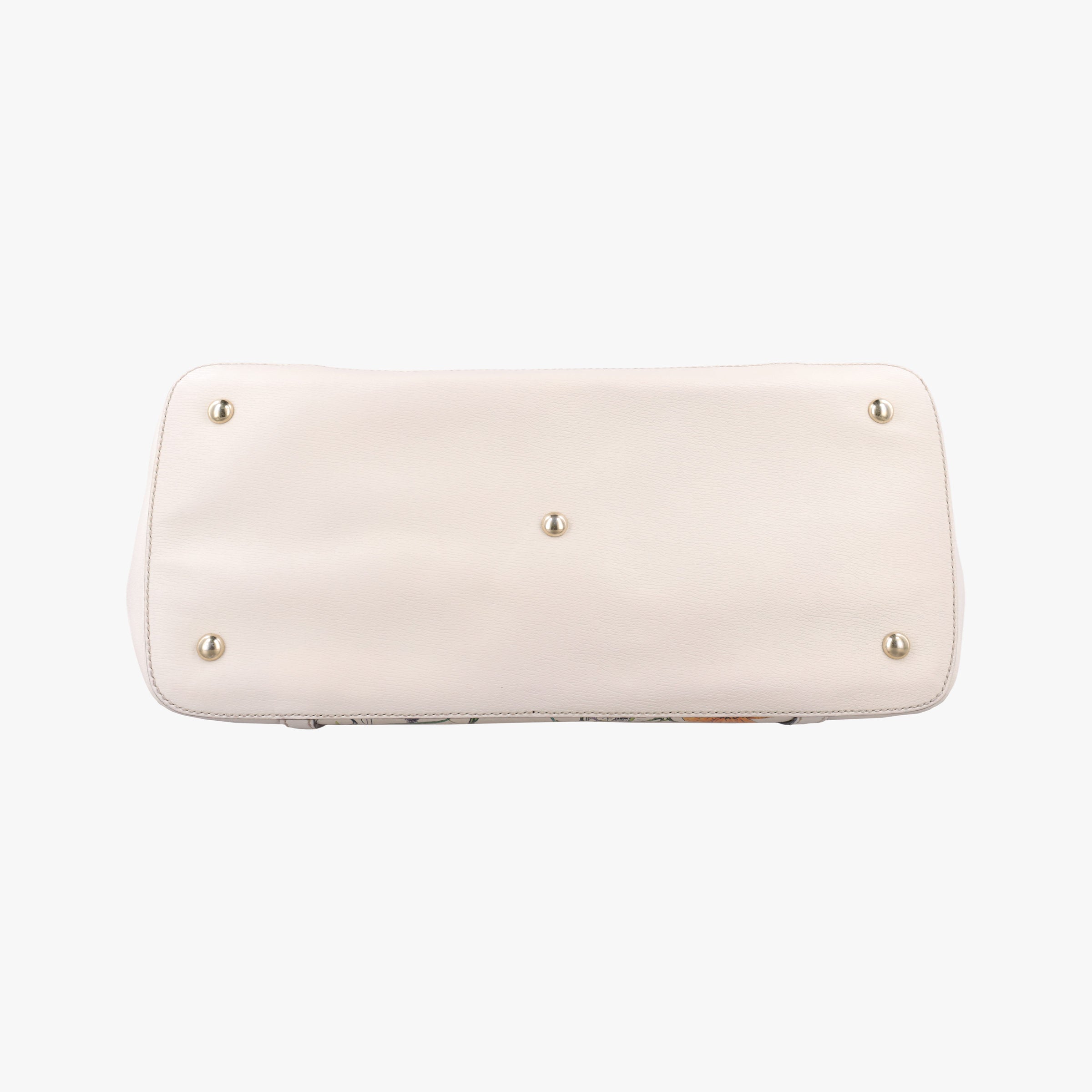 Nice Floral White×multi Leather 309614 H015697378ニースフローラ ホワイト×マルチ レザー 309614 H015697378