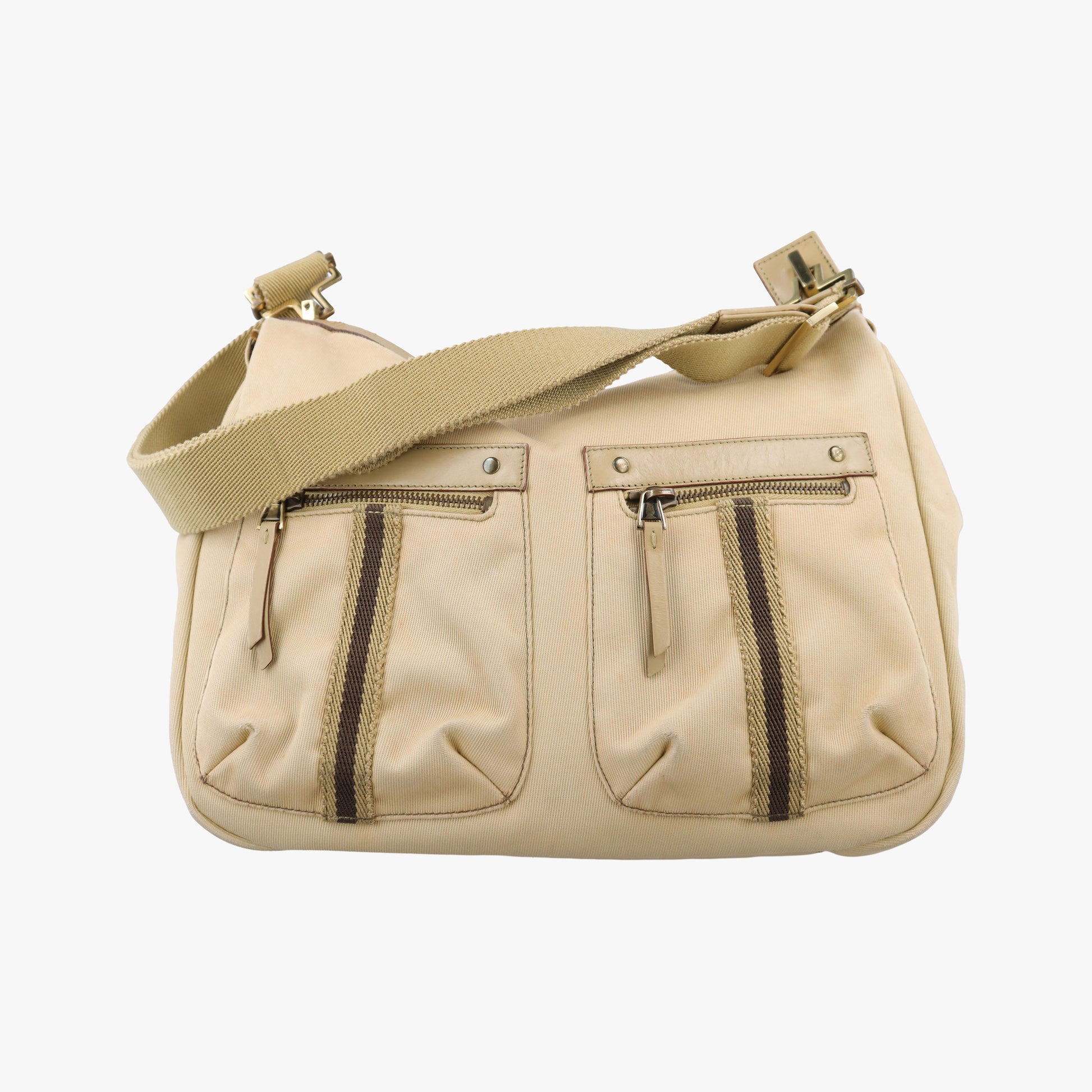 Double Pocket Beige canvas 90762 ダブルポケット ベージュ キャンバス 90762 