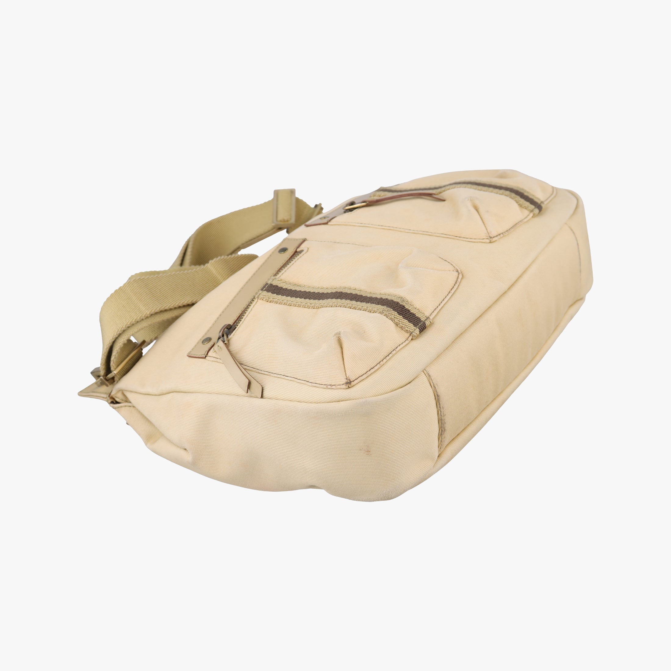 Double Pocket Beige canvas 90762 ダブルポケット ベージュ キャンバス 90762 