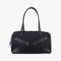 GG Canvas Black Jacquard Canvas × Calf Leather 002.11 GGキャンバス ブラック ジャガードキャンバス × レザー 002.11 
