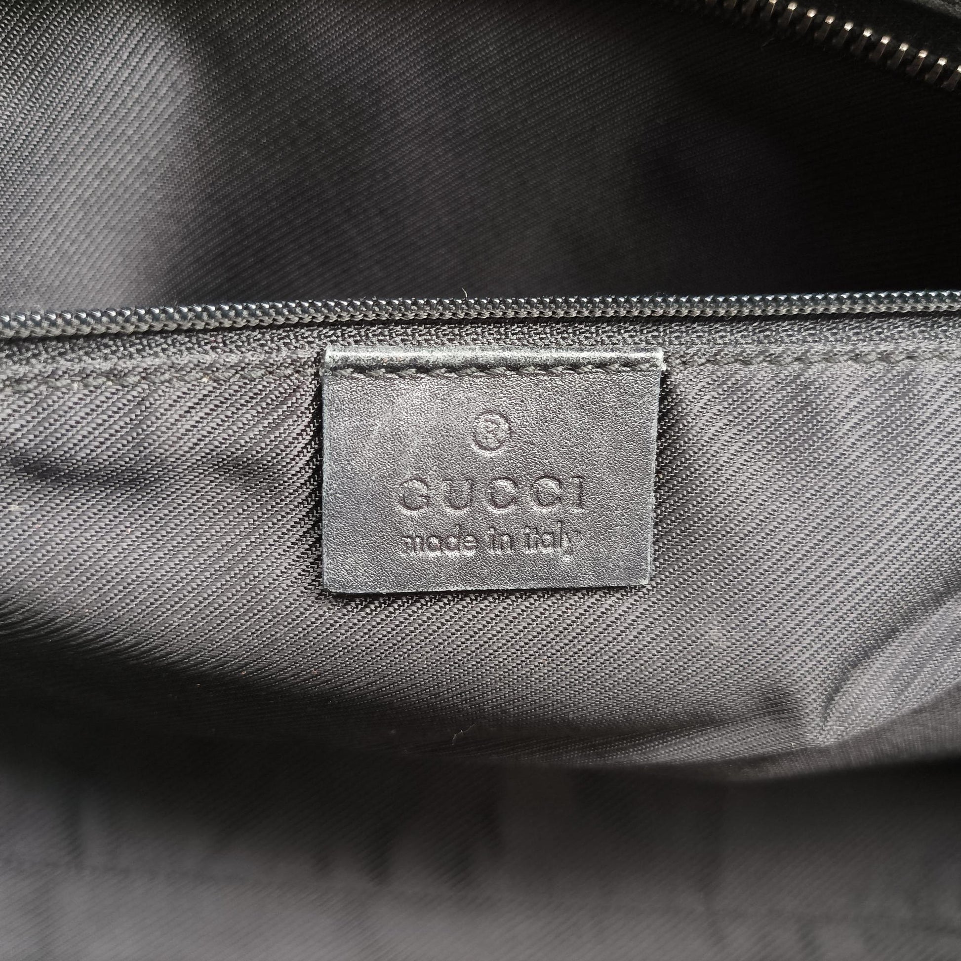 GG Canvas Black Jacquard Canvas × Calf Leather 002.11 GGキャンバス ブラック ジャガードキャンバス × レザー 002.11 