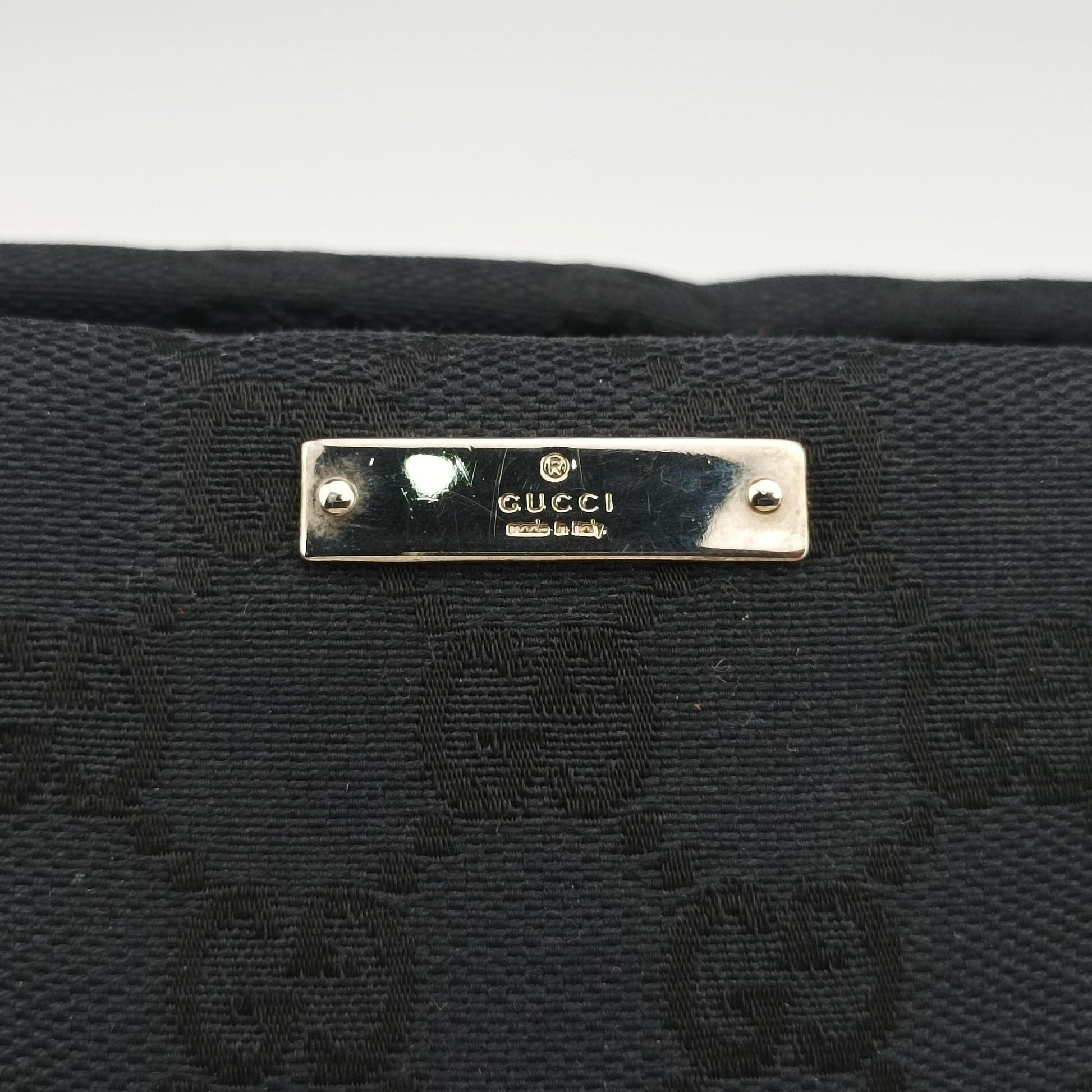 GG Canvas Black Jacquard Canvas × Calf Leather 002.11 GGキャンバス ブラック ジャガードキャンバス × レザー 002.11 