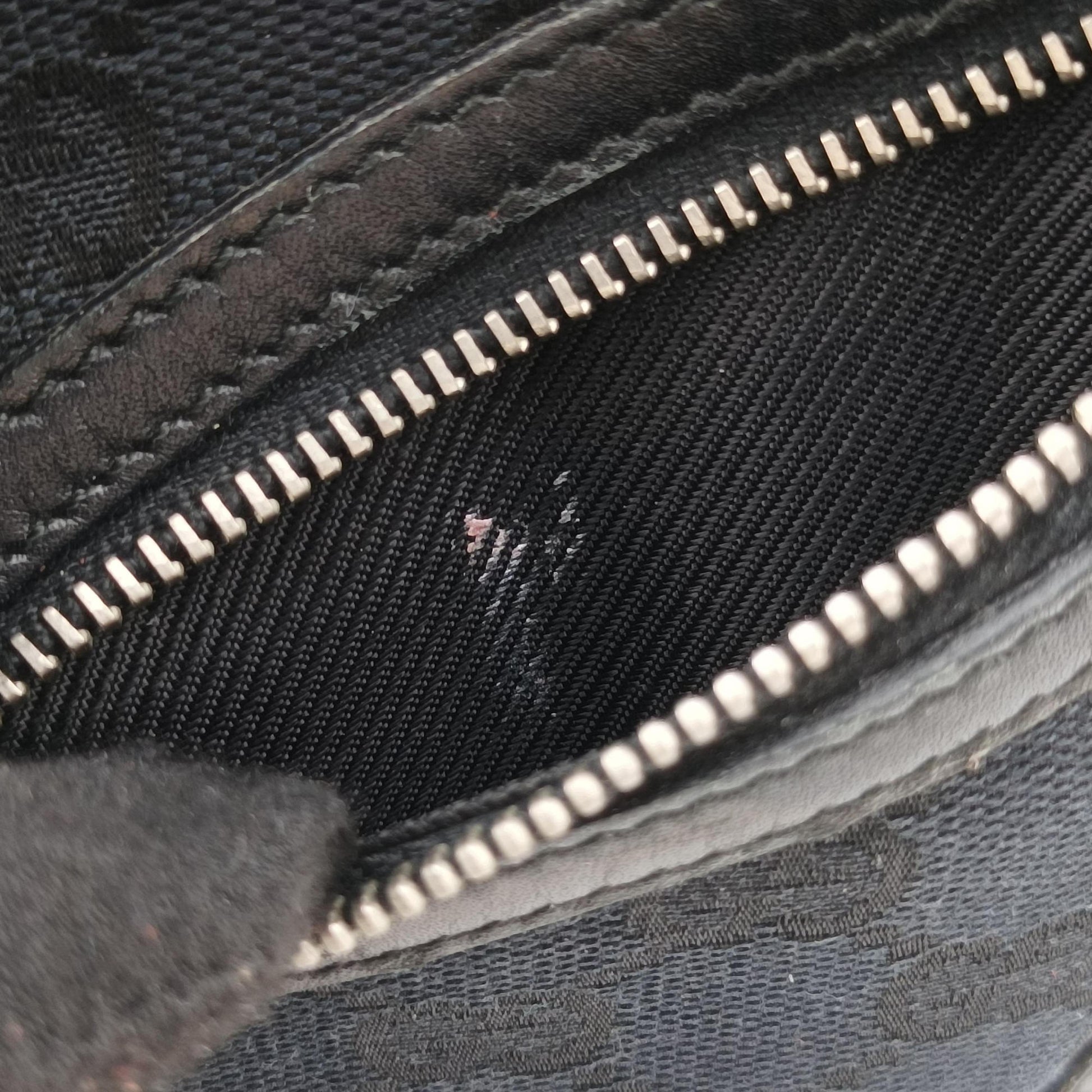 GG Canvas Black Jacquard Canvas × Calf Leather 002.11 GGキャンバス ブラック ジャガードキャンバス × レザー 002.11 