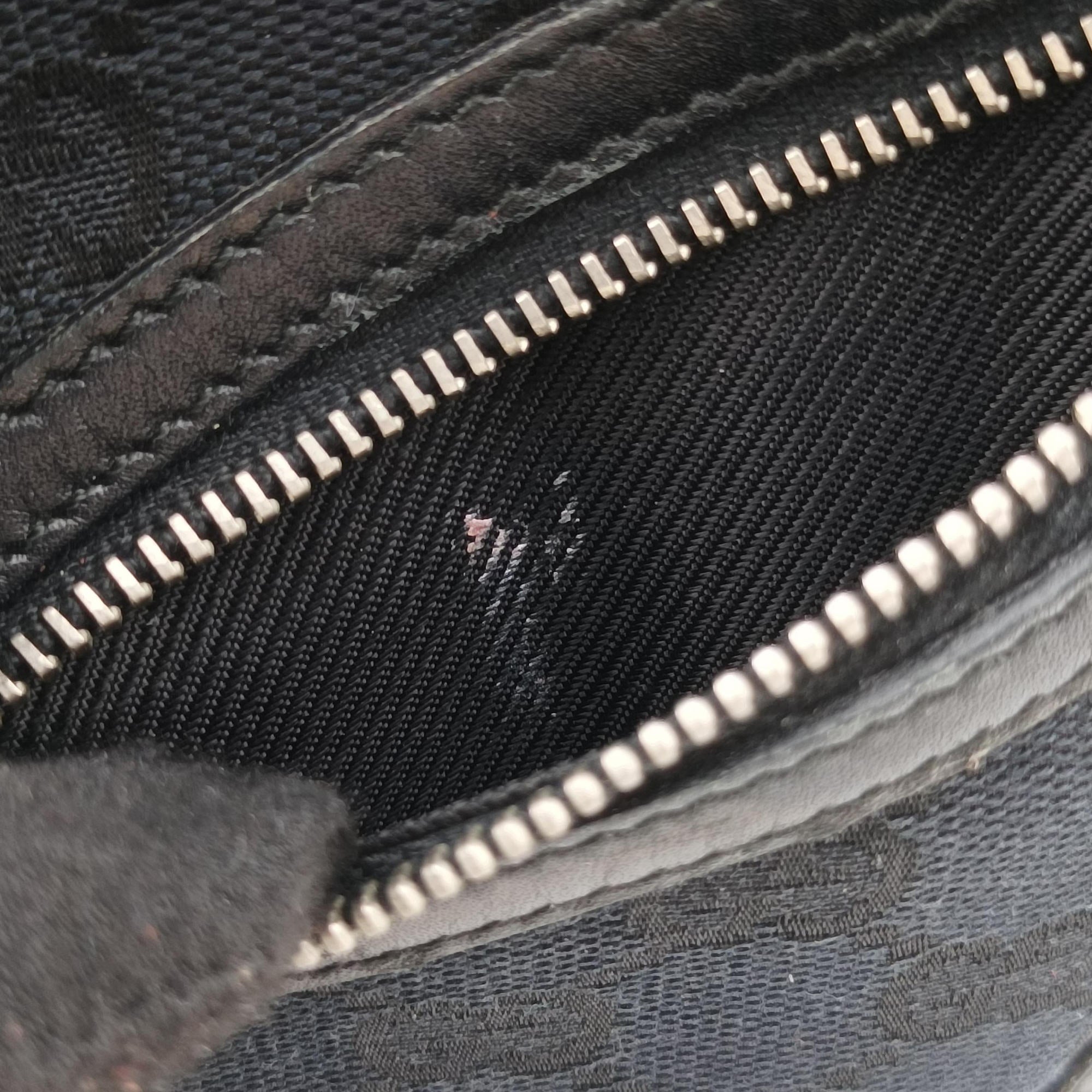 GG Canvas Black Jacquard Canvas × Calf Leather 002.11 GGキャンバス ブラック ジャガードキャンバス × レザー 002.11 