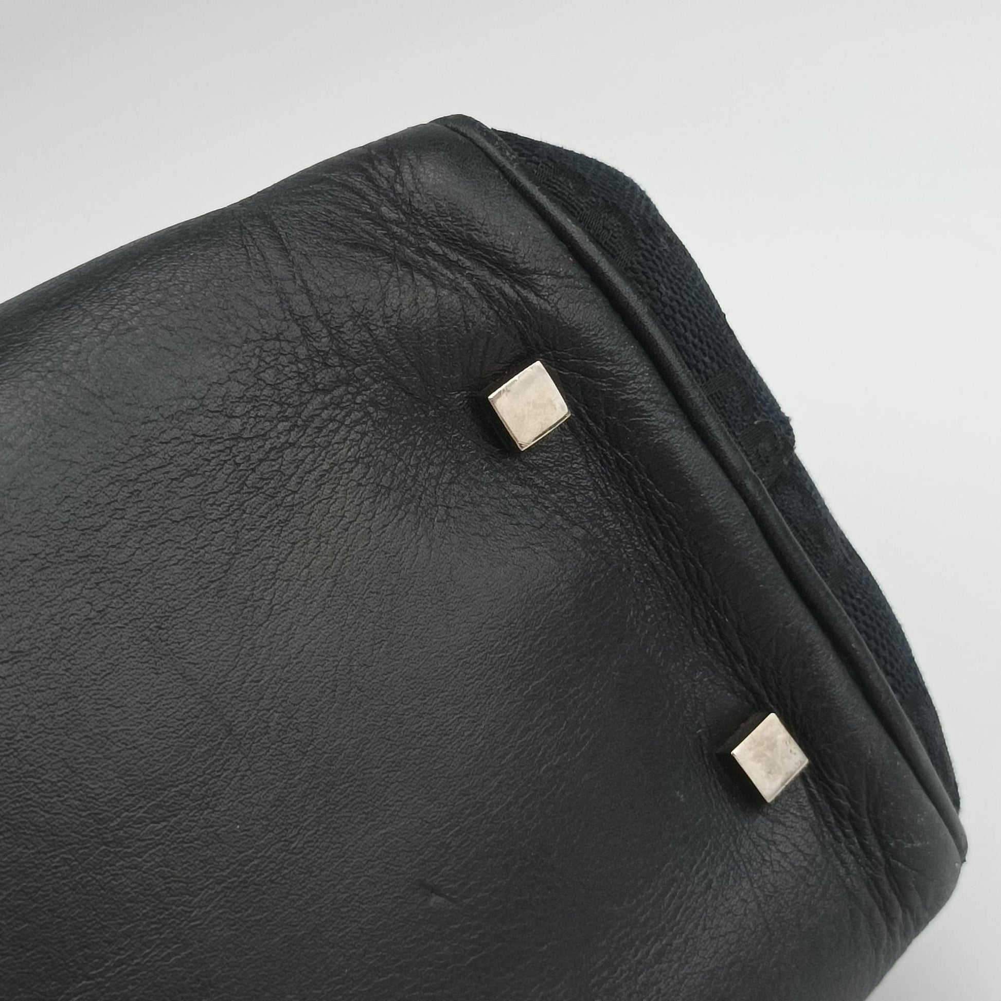 GG Canvas Black Jacquard Canvas × Calf Leather 002.11 GGキャンバス ブラック ジャガードキャンバス × レザー 002.11 